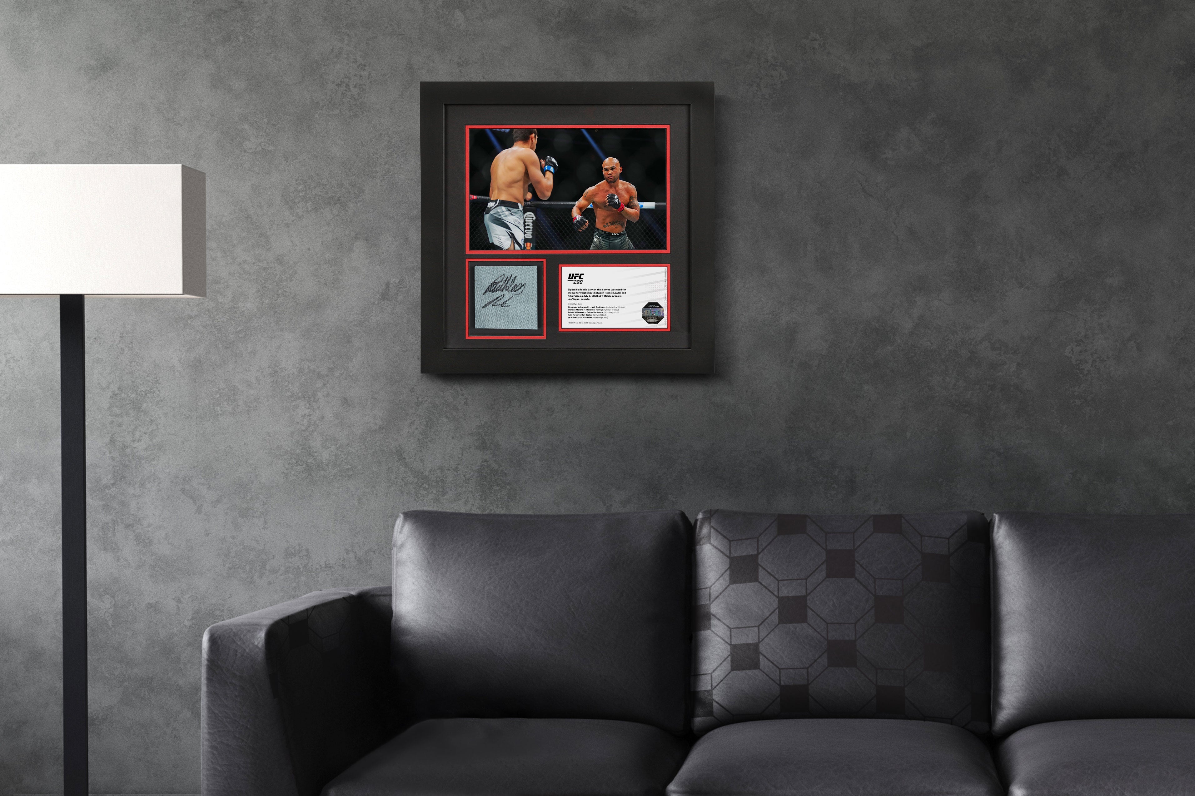 Robbie Lawler UFC 290 Signed Canvas & Photo
