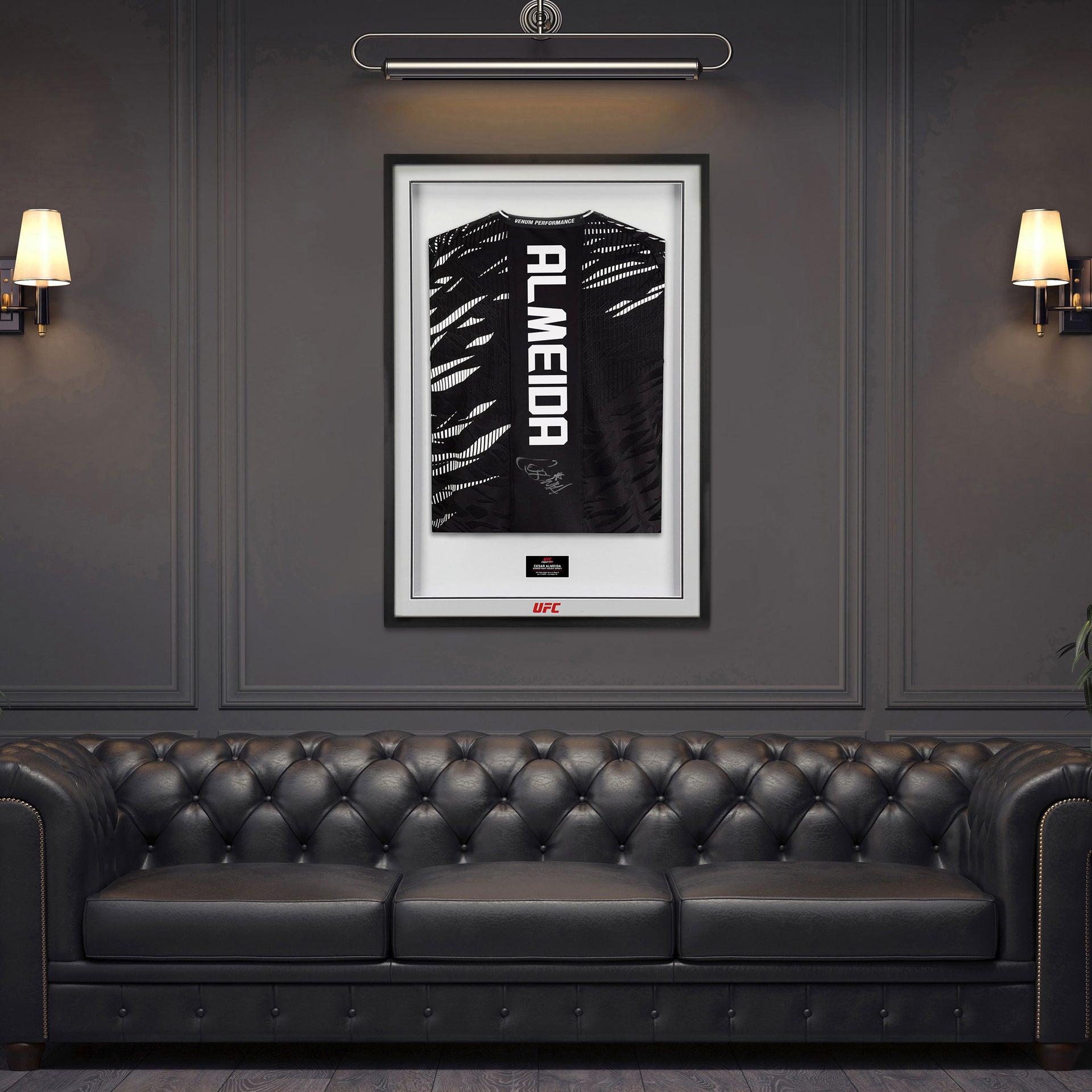 Cesar Almeida Signed 1-of-1 Fight Issued Jersey UFC Fight Night: Dern vs Ribas