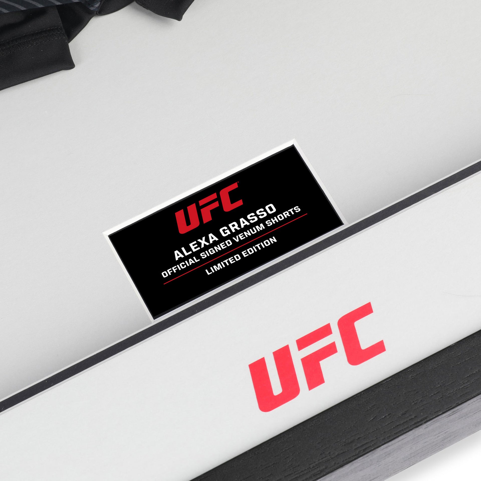 Alexa Grasso 1-of-1 Signed Venum Black Fight Night Short