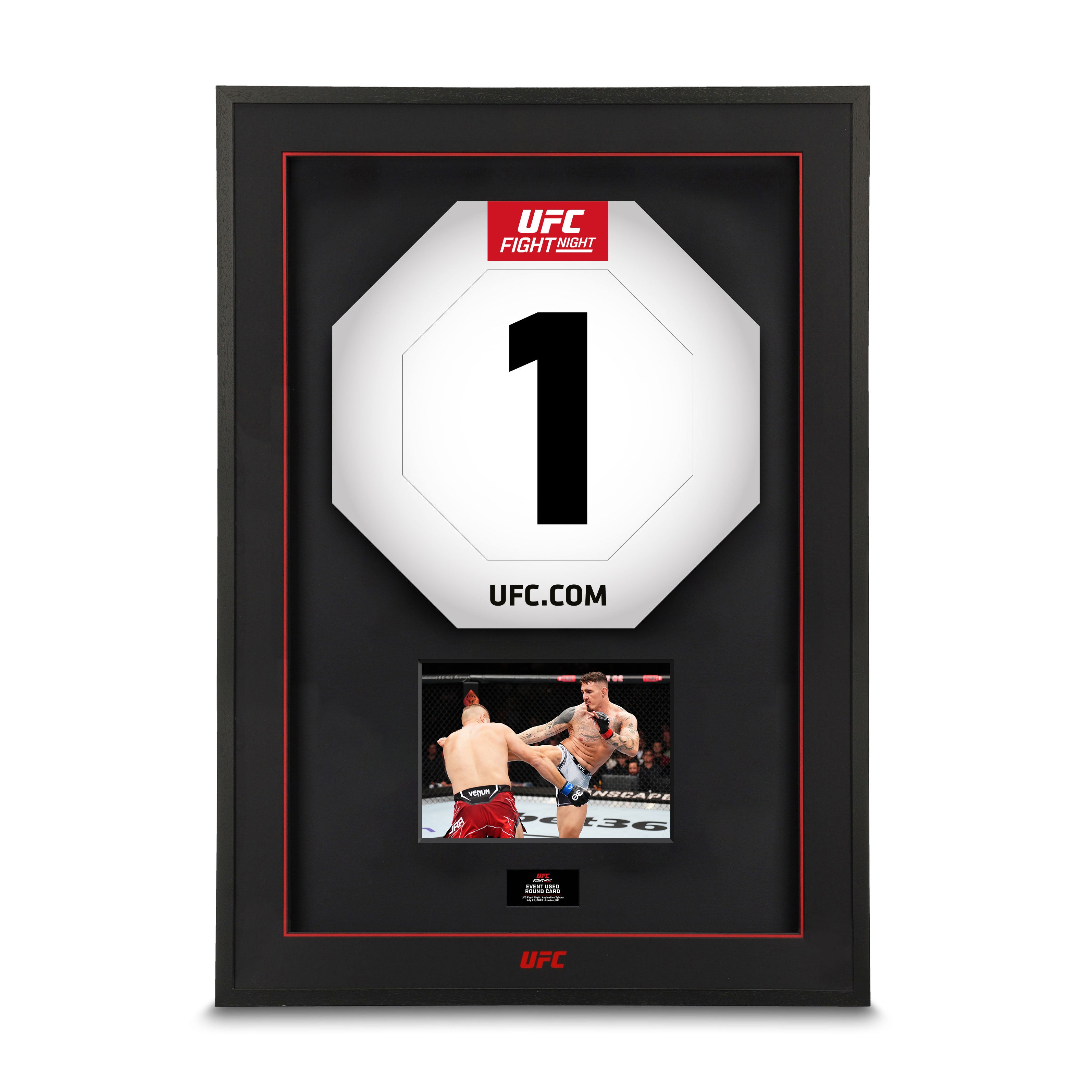 UFC Fight Night: Aspinall vs Tybura Round Cards 1-5