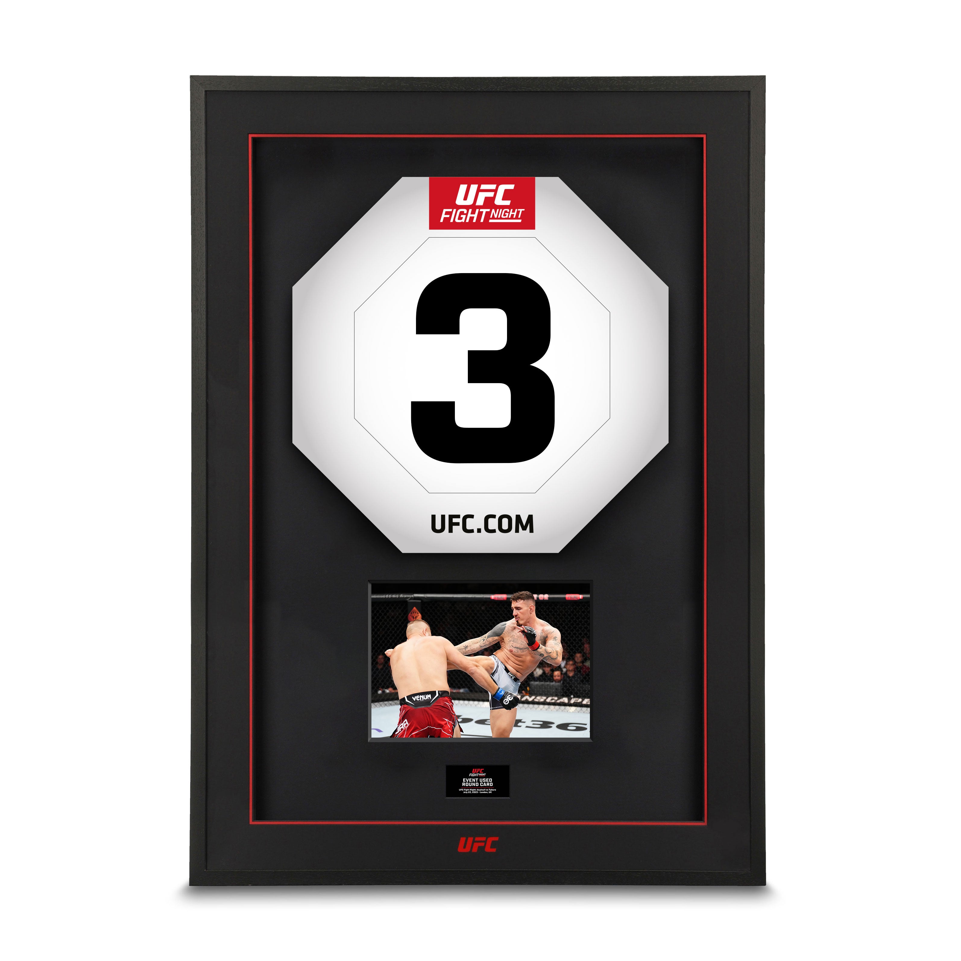 UFC Fight Night: Aspinall vs Tybura Round Cards 1-5