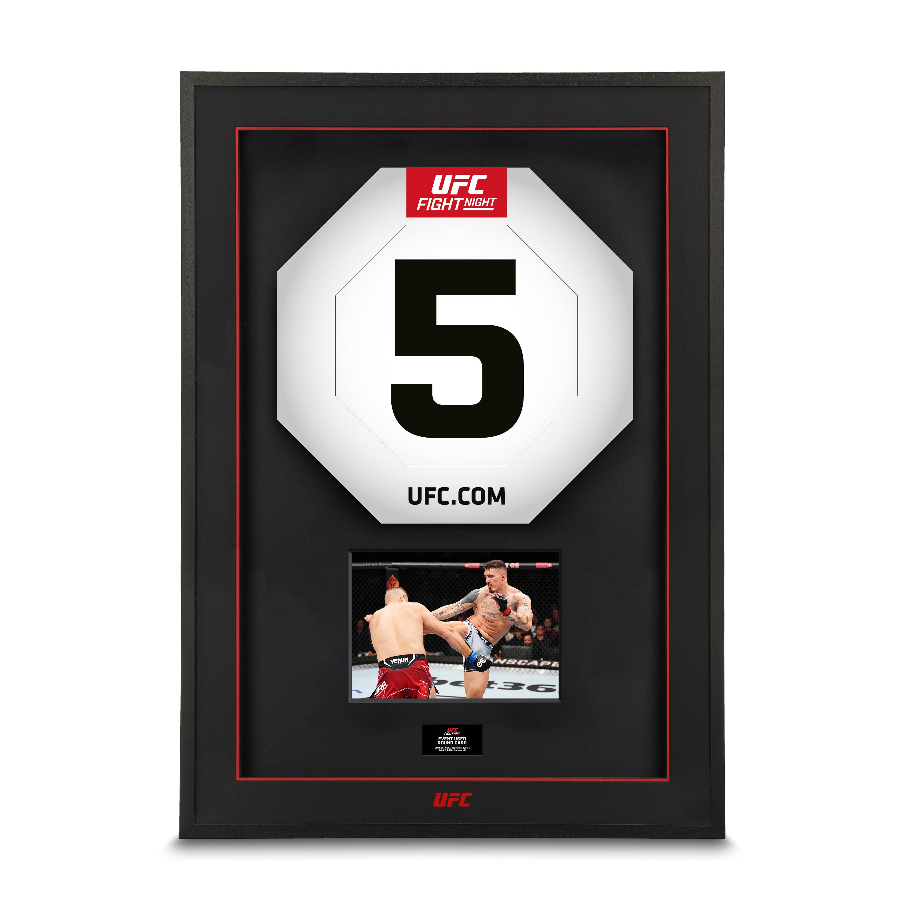 UFC Fight Night: Aspinall vs Tybura Round Cards 1-5