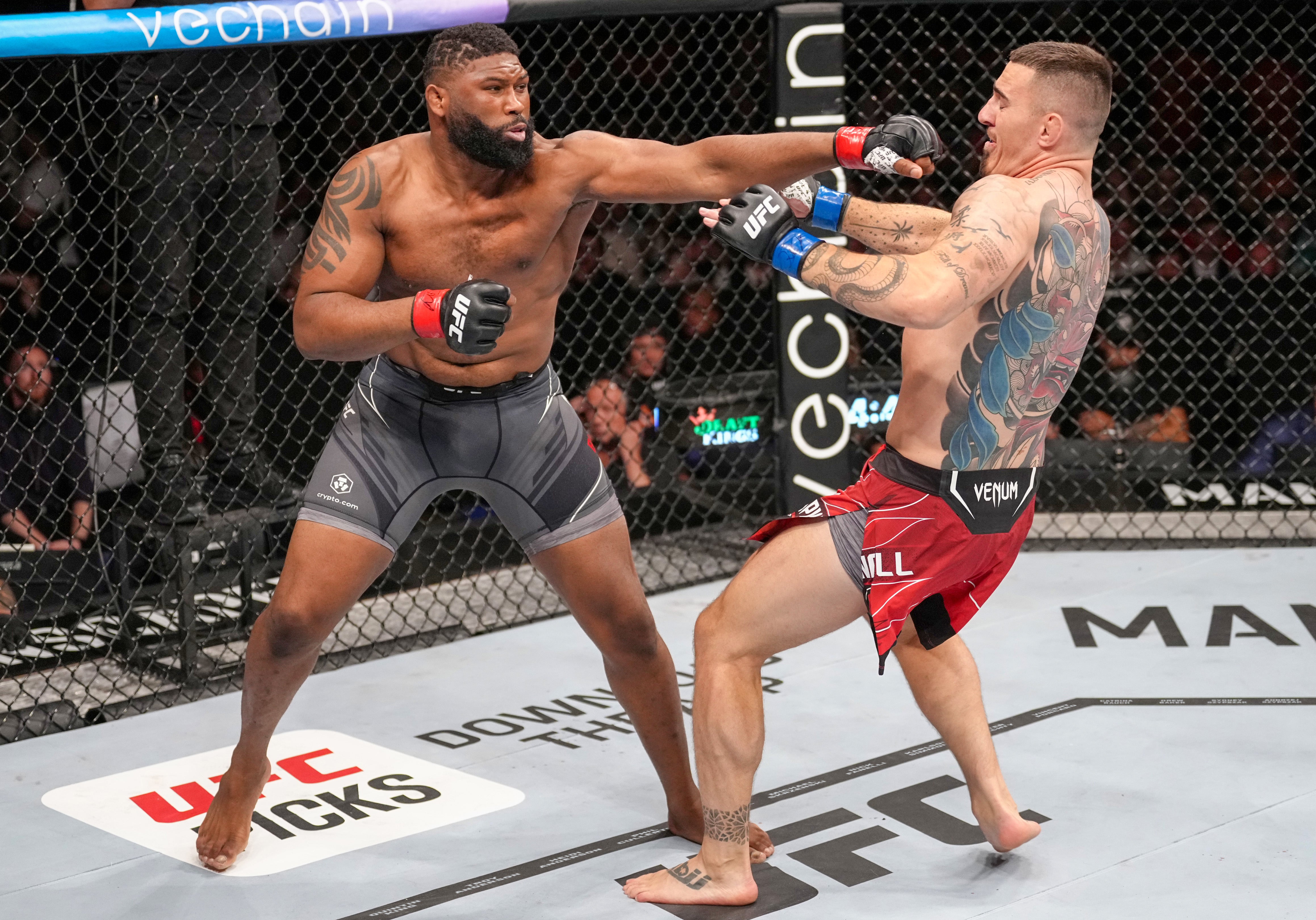 UFC Fight Night: Blaydes vs Almeida Name On Canvas