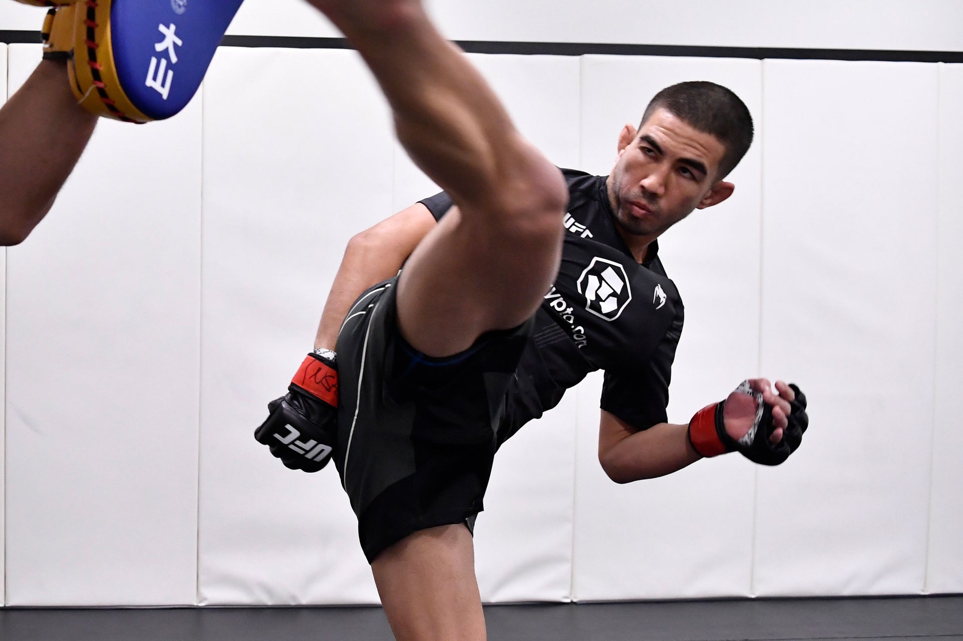 Framed Louis Smolka Signed Fight Issued Jersey UFC FN: Font vs Aldo