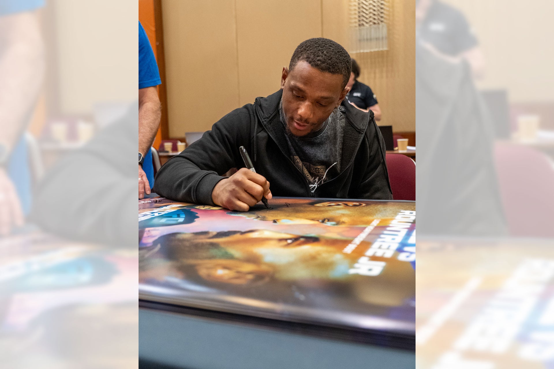 UFC Fight Night: Hill vs Rountree Jr Autographed Event Poster