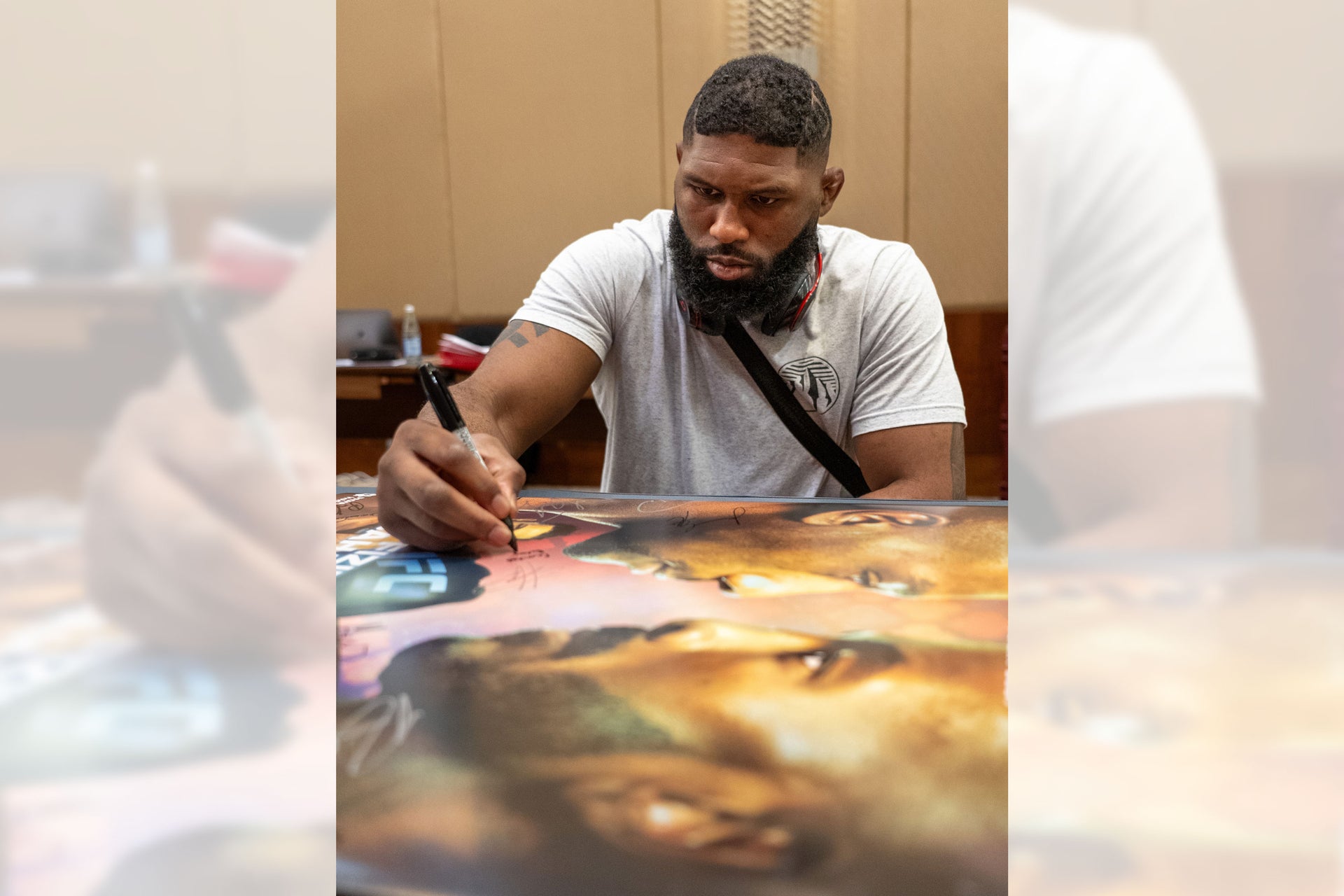 UFC Fight Night: Hill vs Rountree Jr Autographed Event Poster