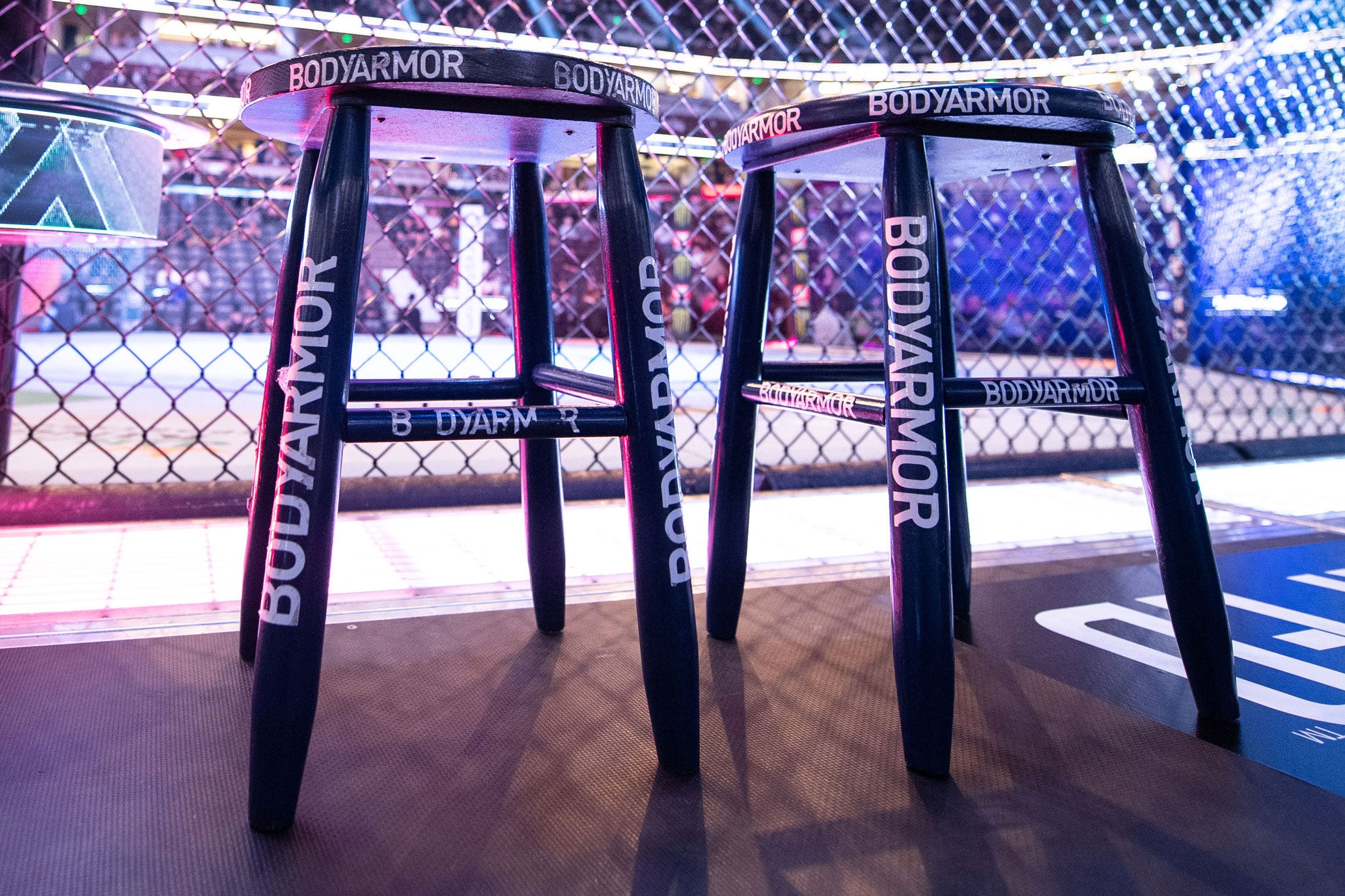UFC Fight Night: Holloway vs. Allen Event Used Cornerman Stool - Blue