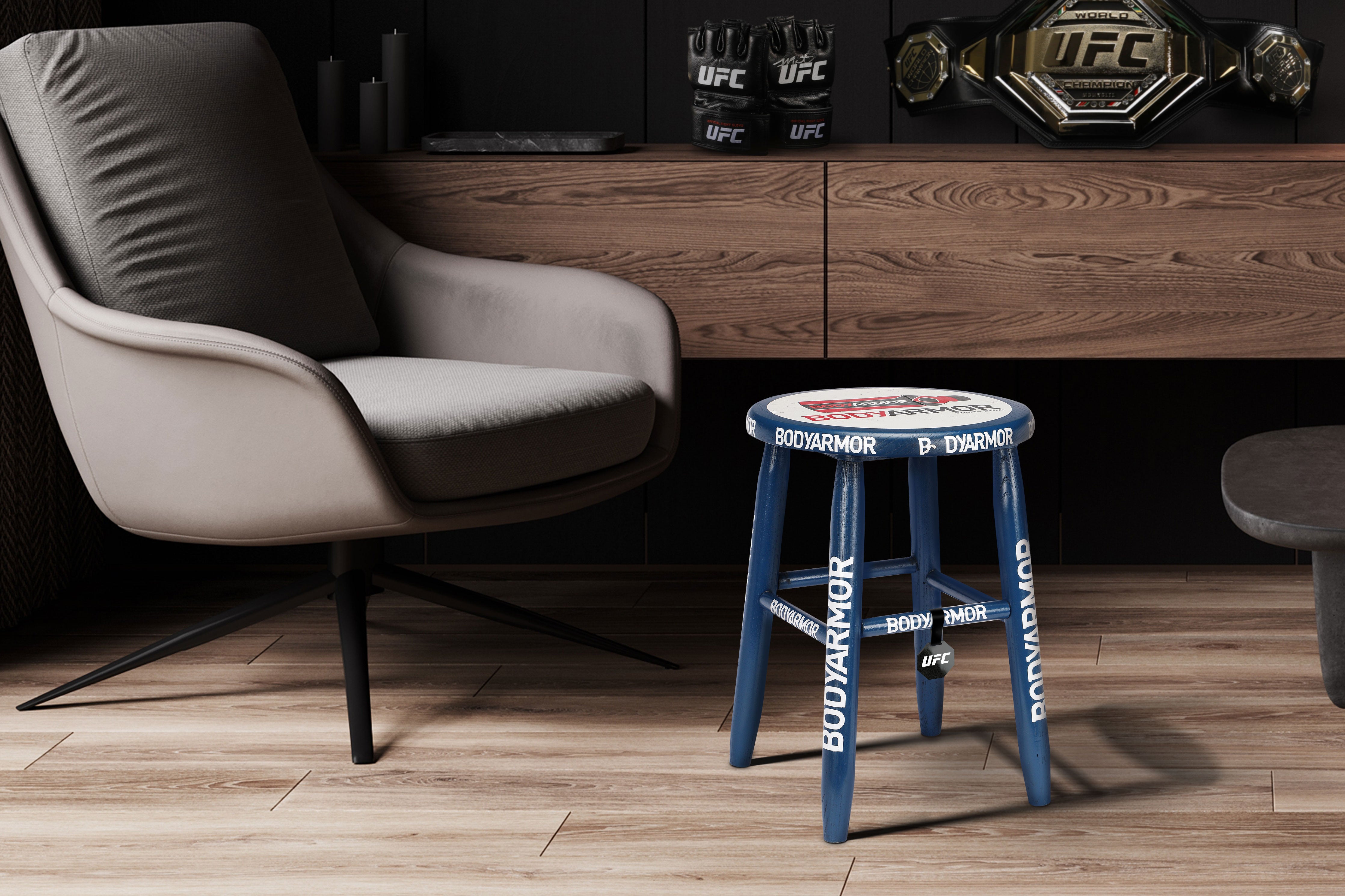 UFC Fight Night: Dern vs Hill Event Used Cornerman Stool - Blue