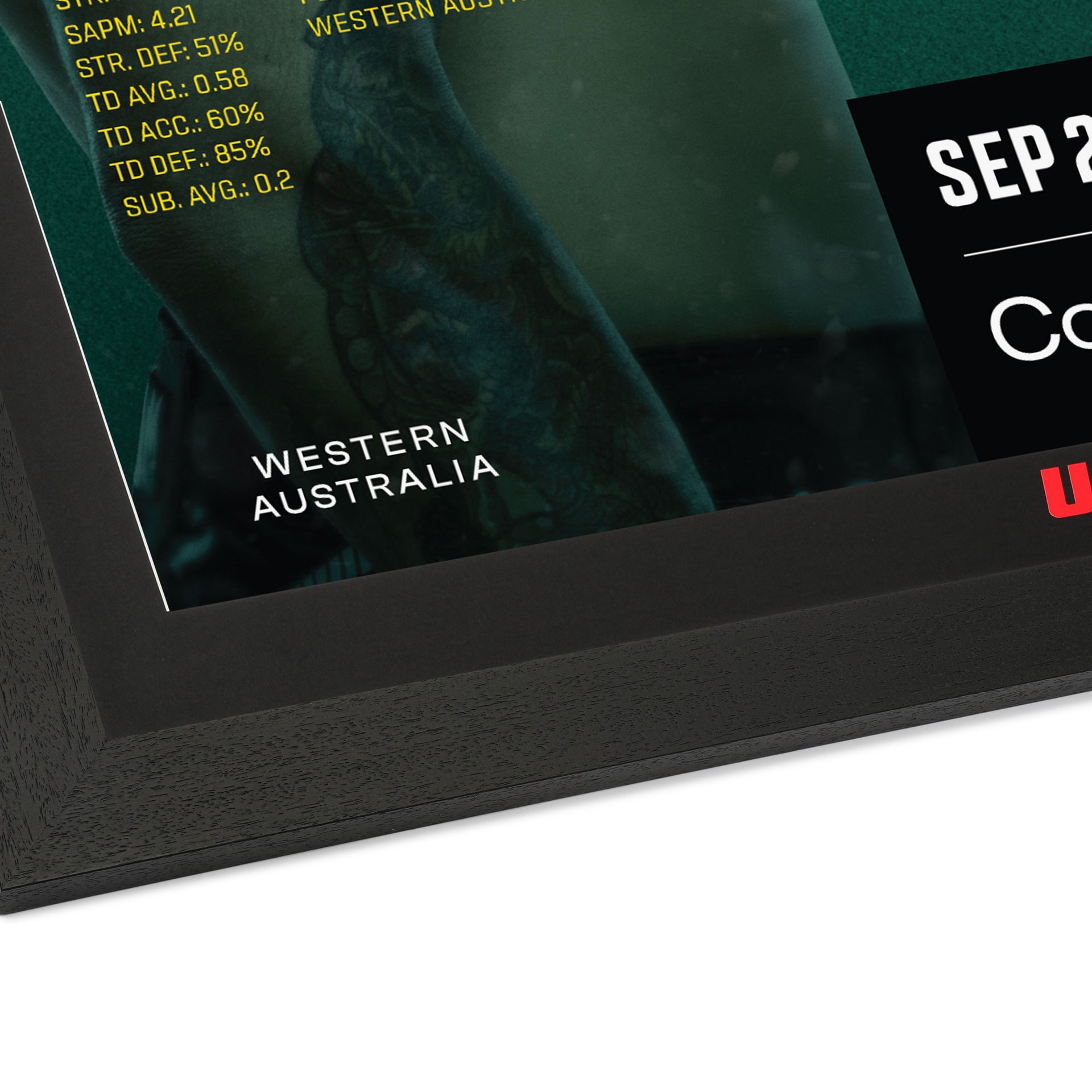 UFC Fight Night: Ulberg vs Reyes Autographed Event Poster