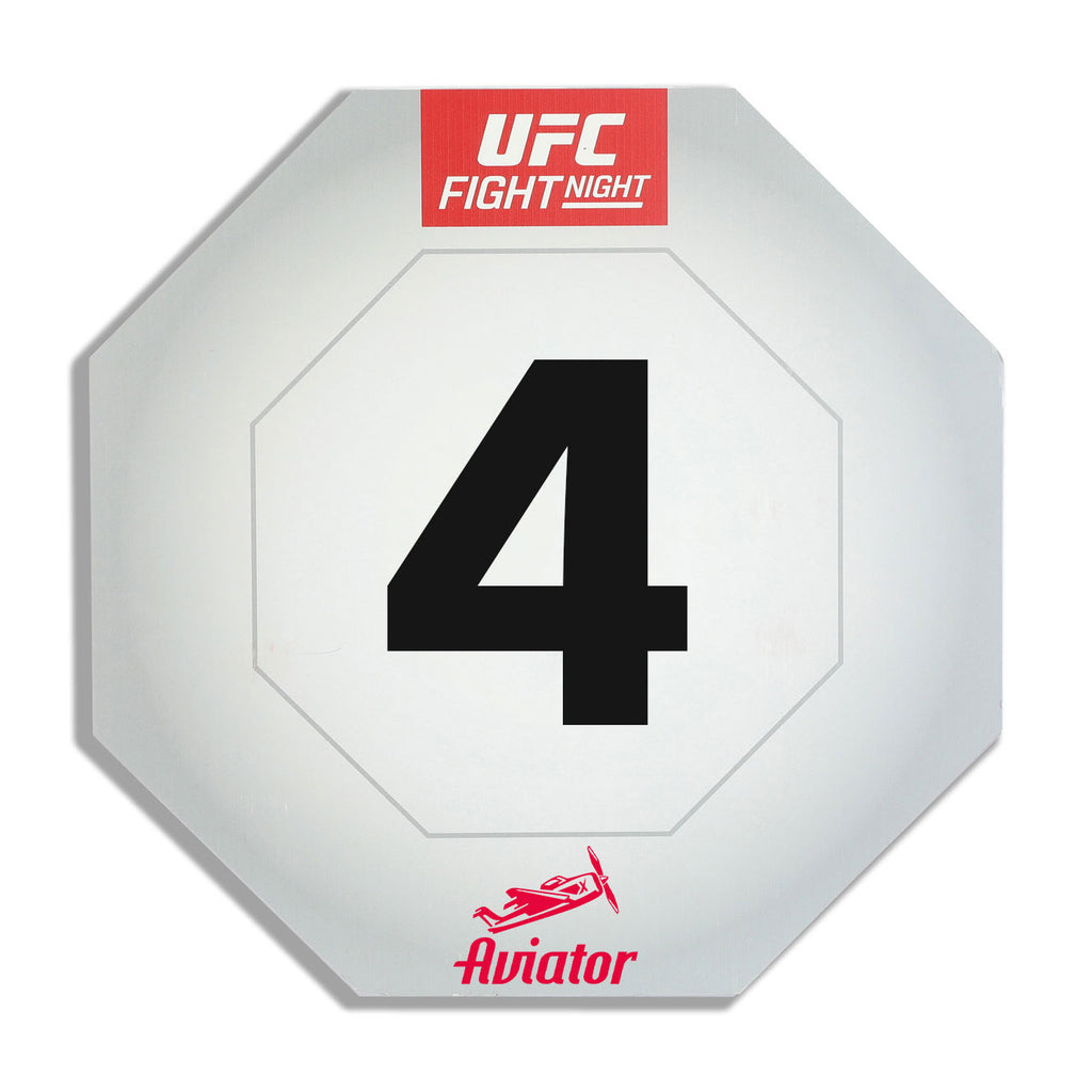 UFC Fight Night: Usman vs Buckley Event Used Round Card Four