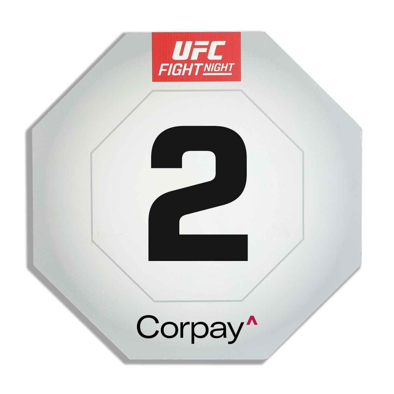 UFC Fight Night: Ulberg vs Reyes Event Used Round Card Two