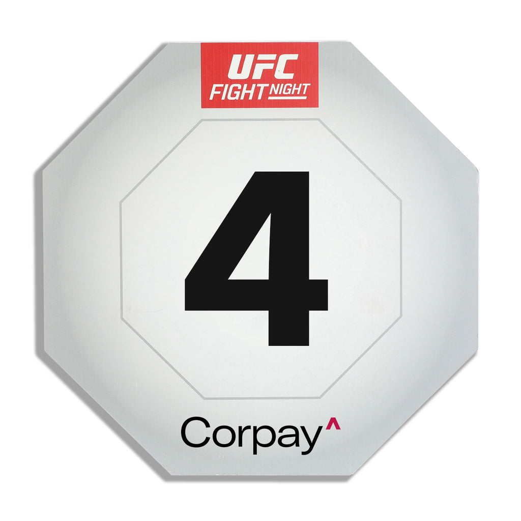 UFC Fight Night: Ulberg vs Reyes Event Used Round Card Four