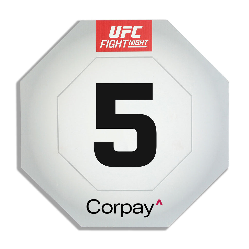 UFC Fight Night: Ulberg vs Reyes Event Used Round Card Five