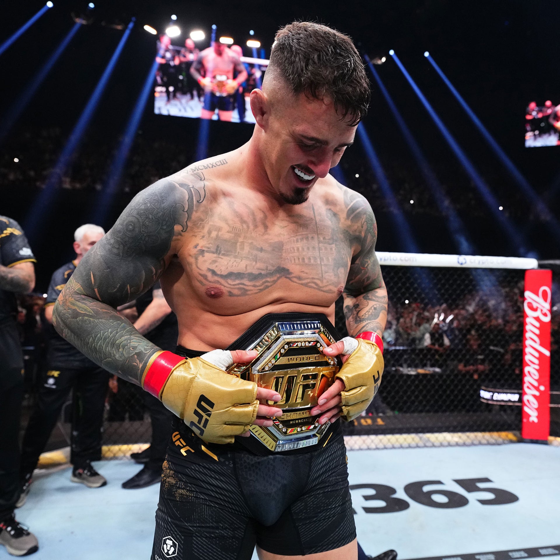 SOLD OUT: UFC 321: Aspinall vs Gane Name on Canvas