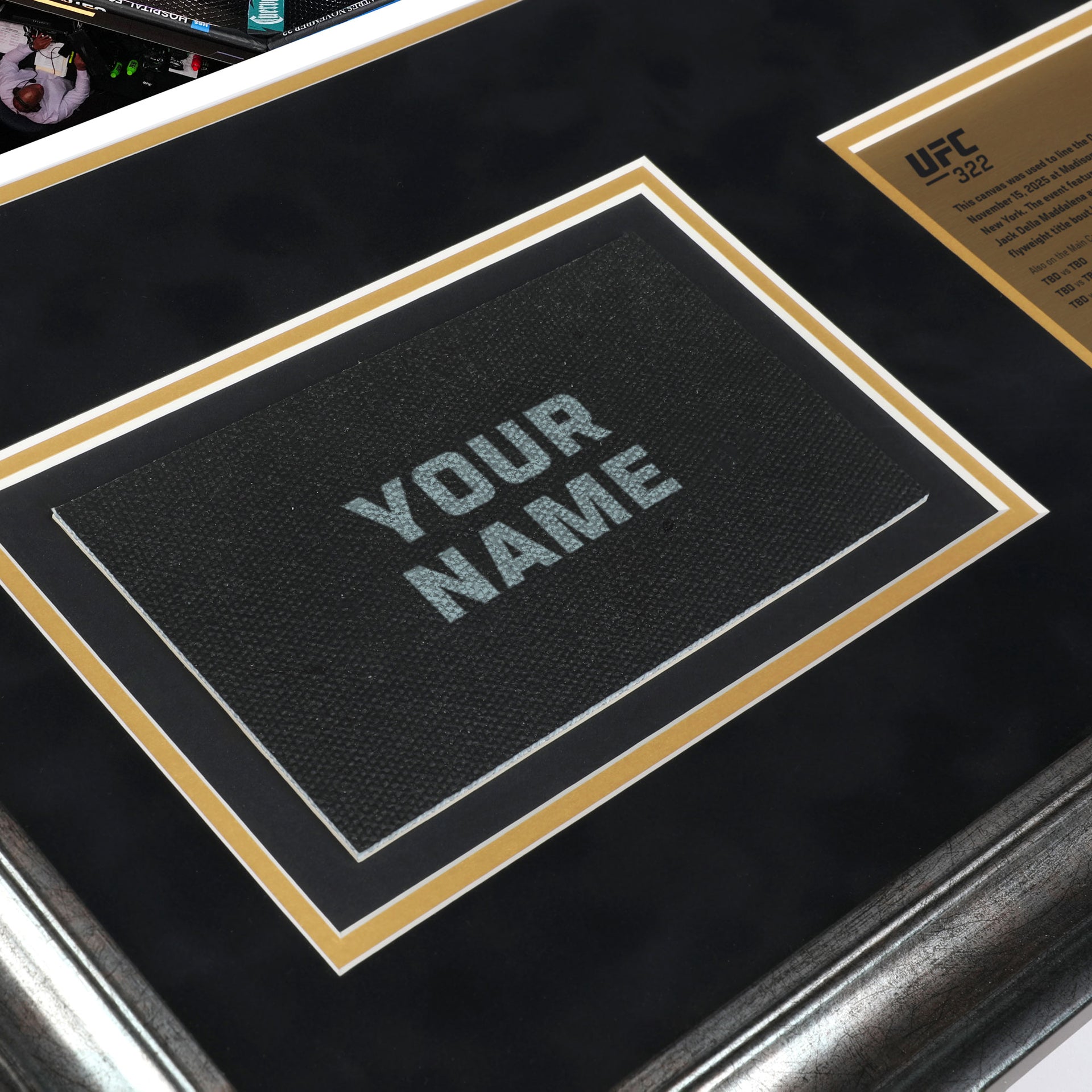 SOLD OUT: UFC 322: Della Maddalena vs Makhachev Name on Canvas