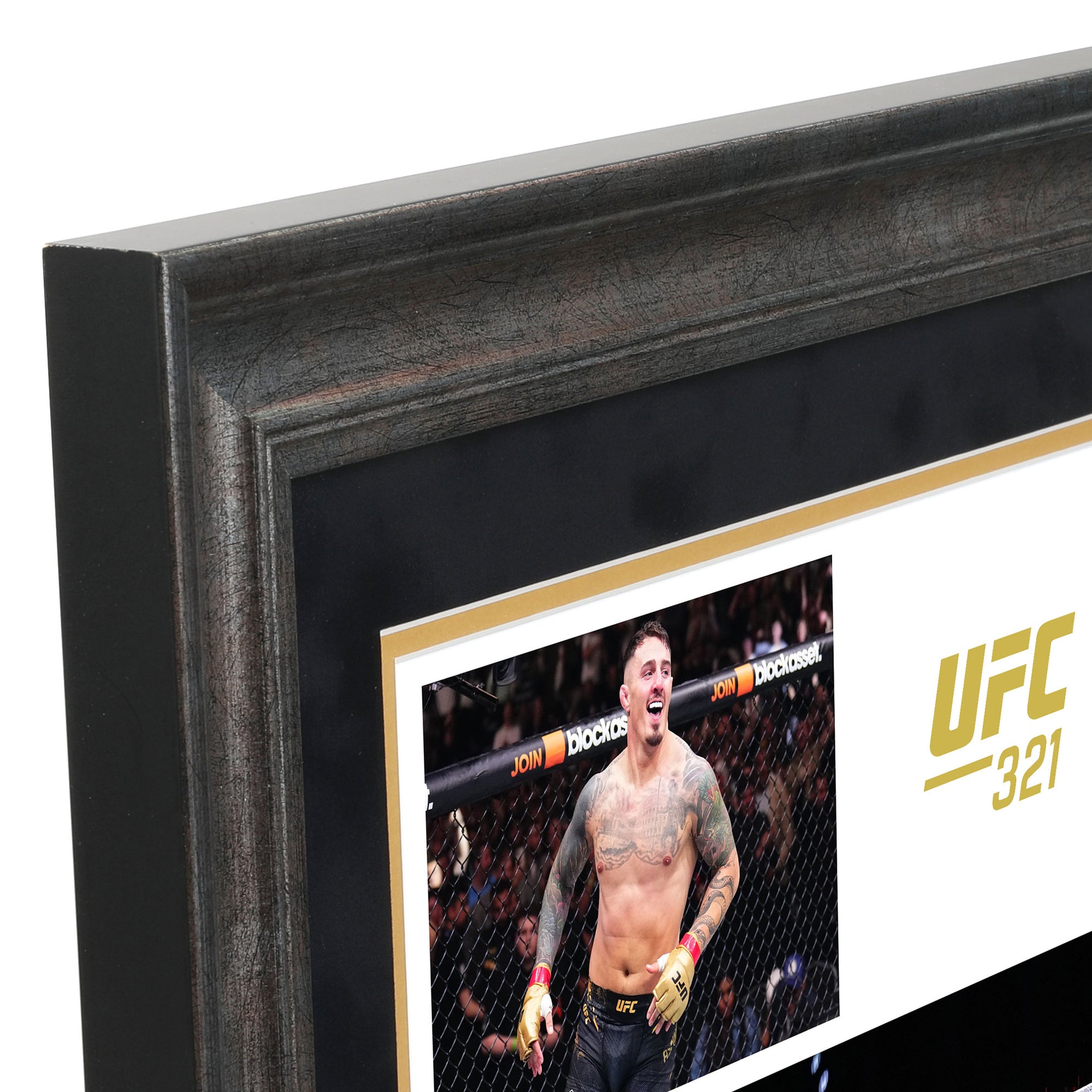 SOLD OUT: UFC 321: Aspinall vs Gane Name on Canvas