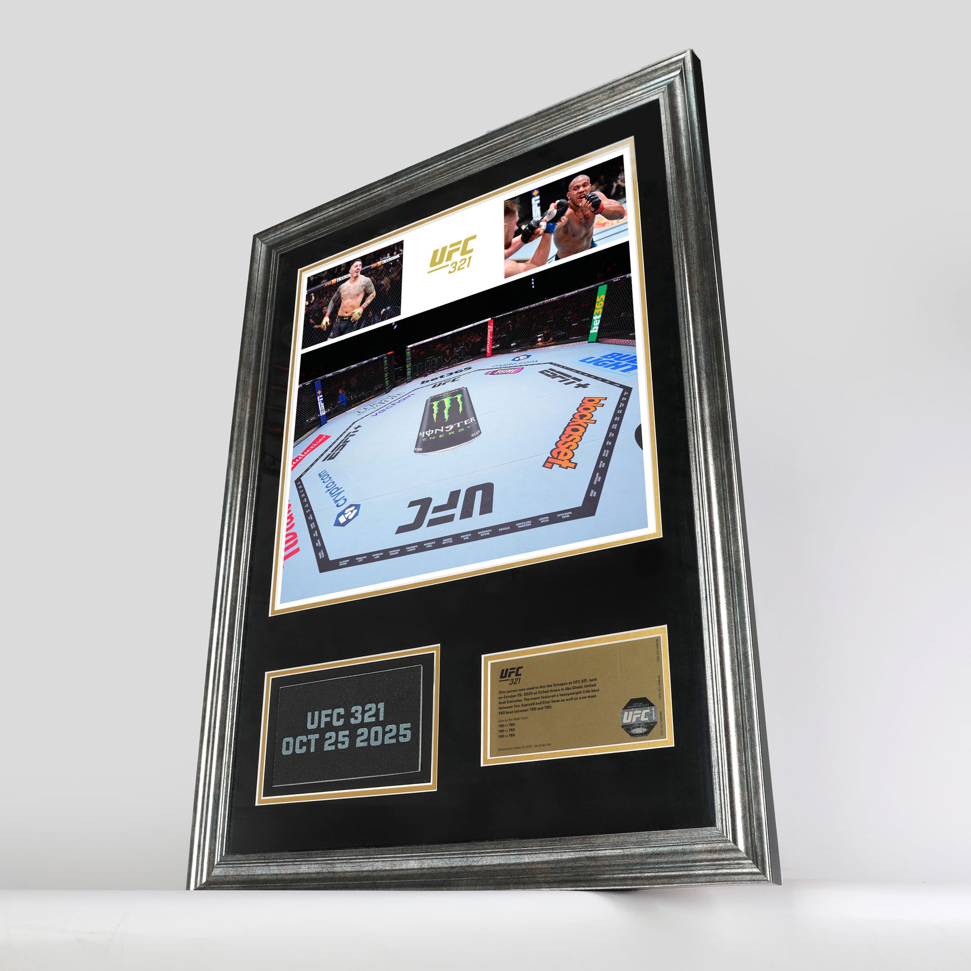 UFC 321: Aspinall vs Gane Event Name on Canvas