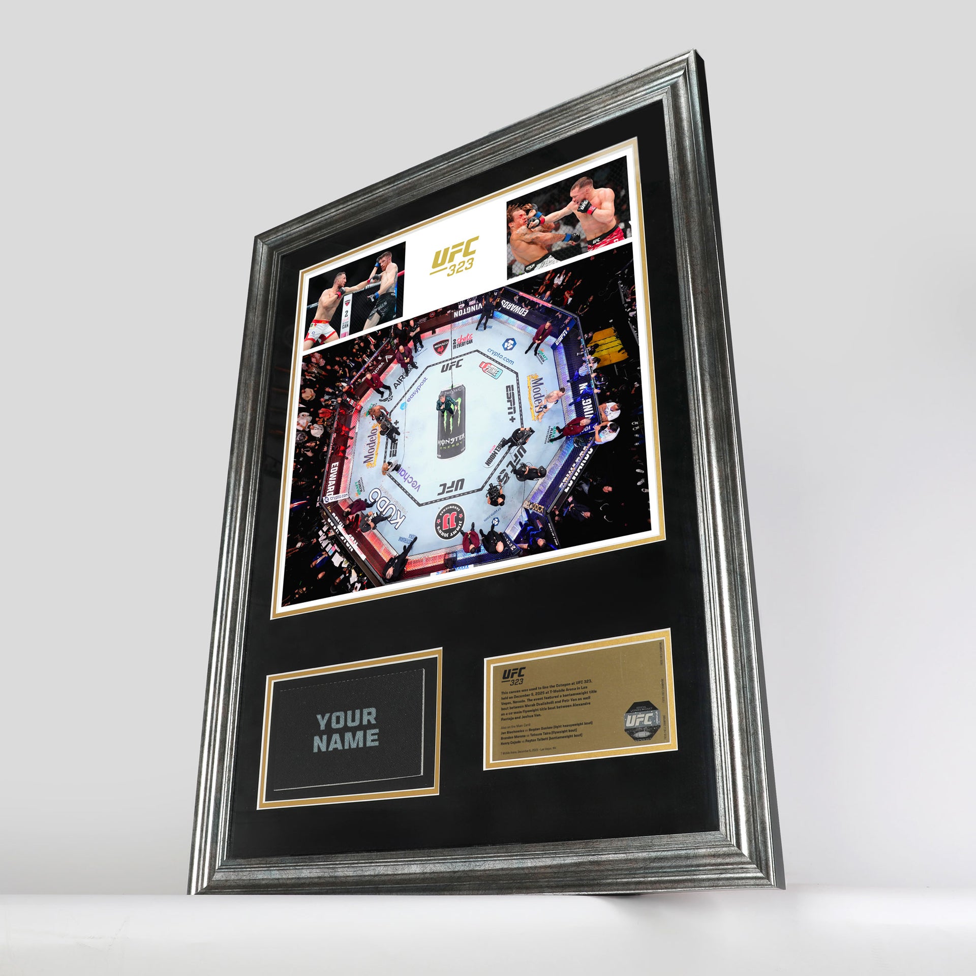 UFC 323: Dvalishvili vs Yan 2 Name on Canvas