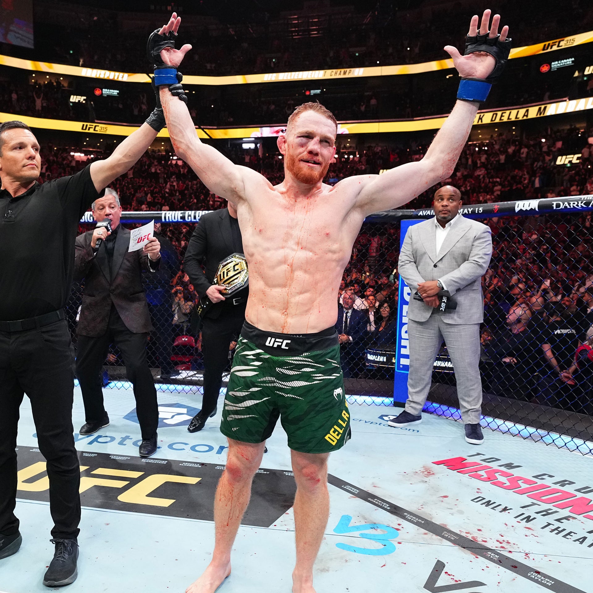 SOLD OUT: UFC 322: Della Maddalena vs Makhachev Name on Canvas