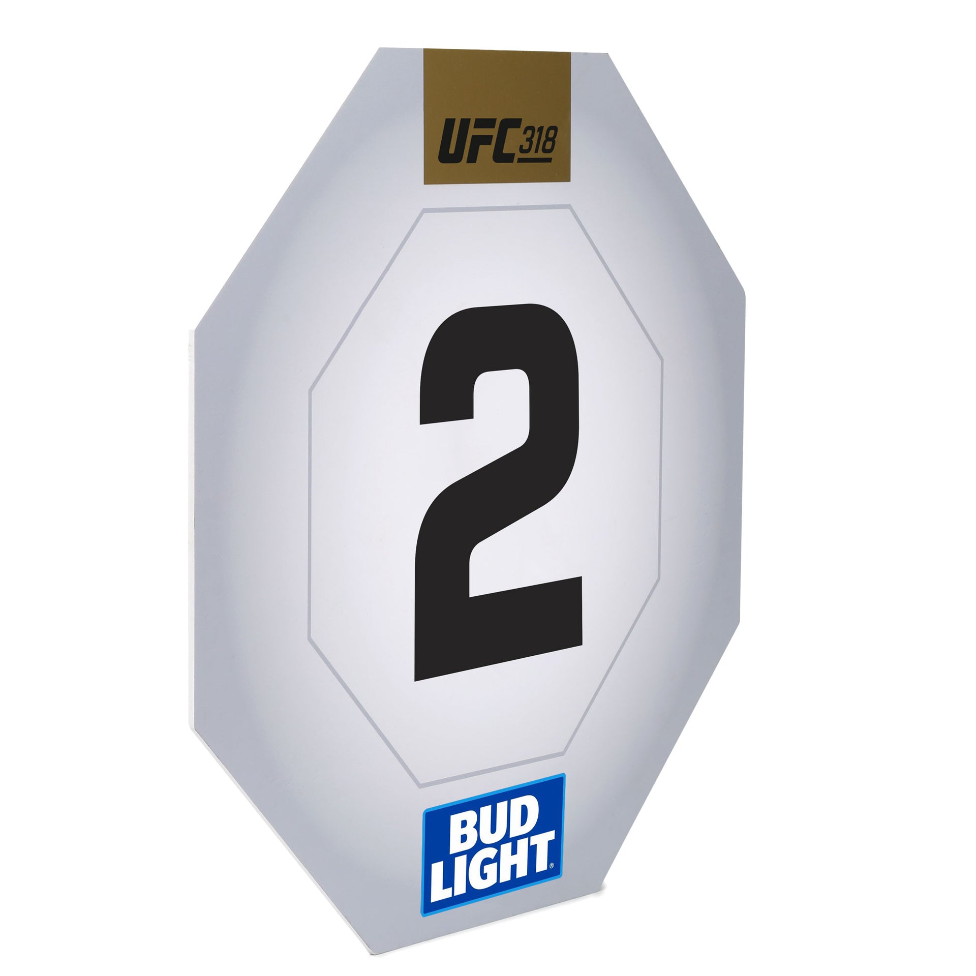 UFC 318: Holloway vs Poirier 3 Event Used Round Card Two