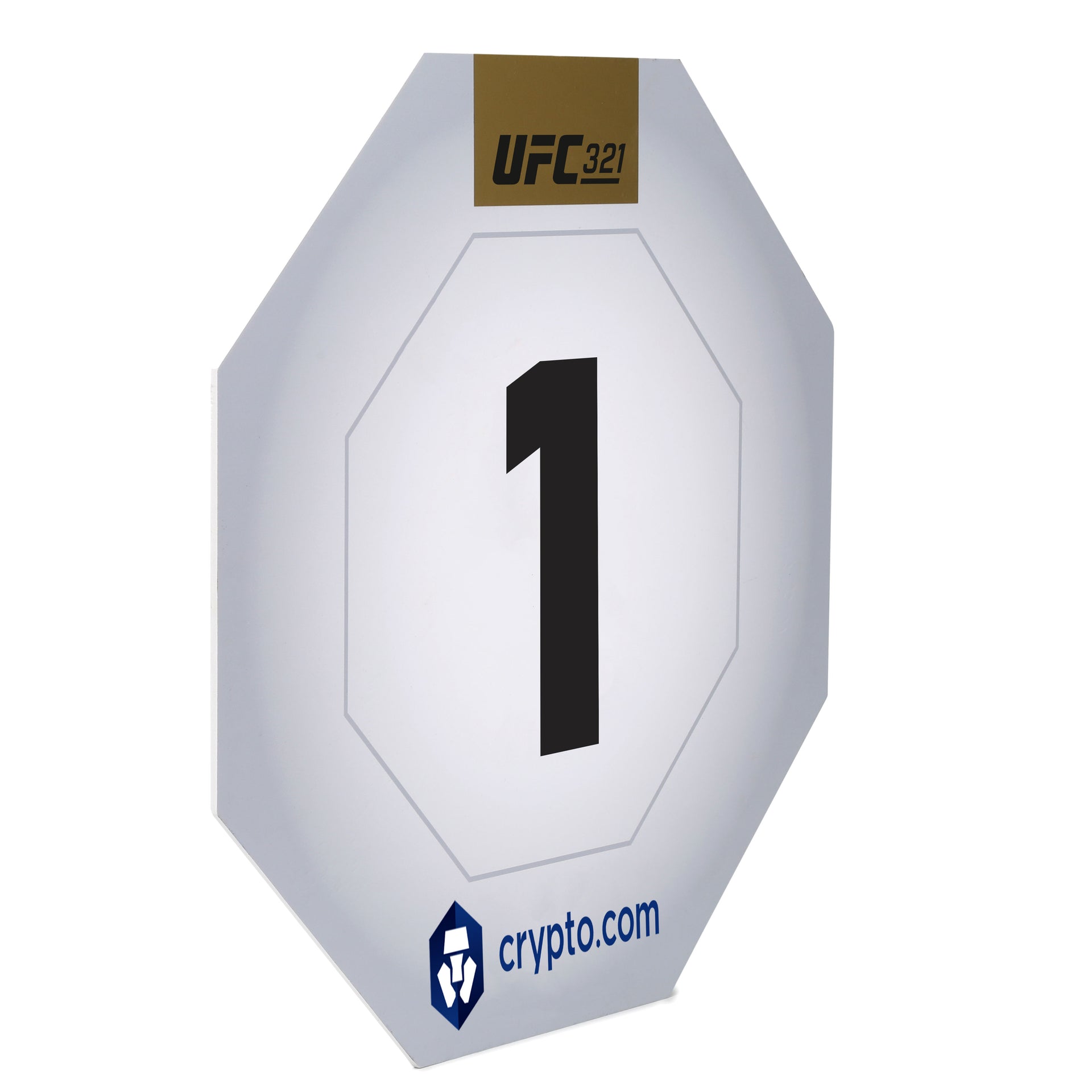 UFC 321: Aspinall vs Gane Event Used Round Card One
