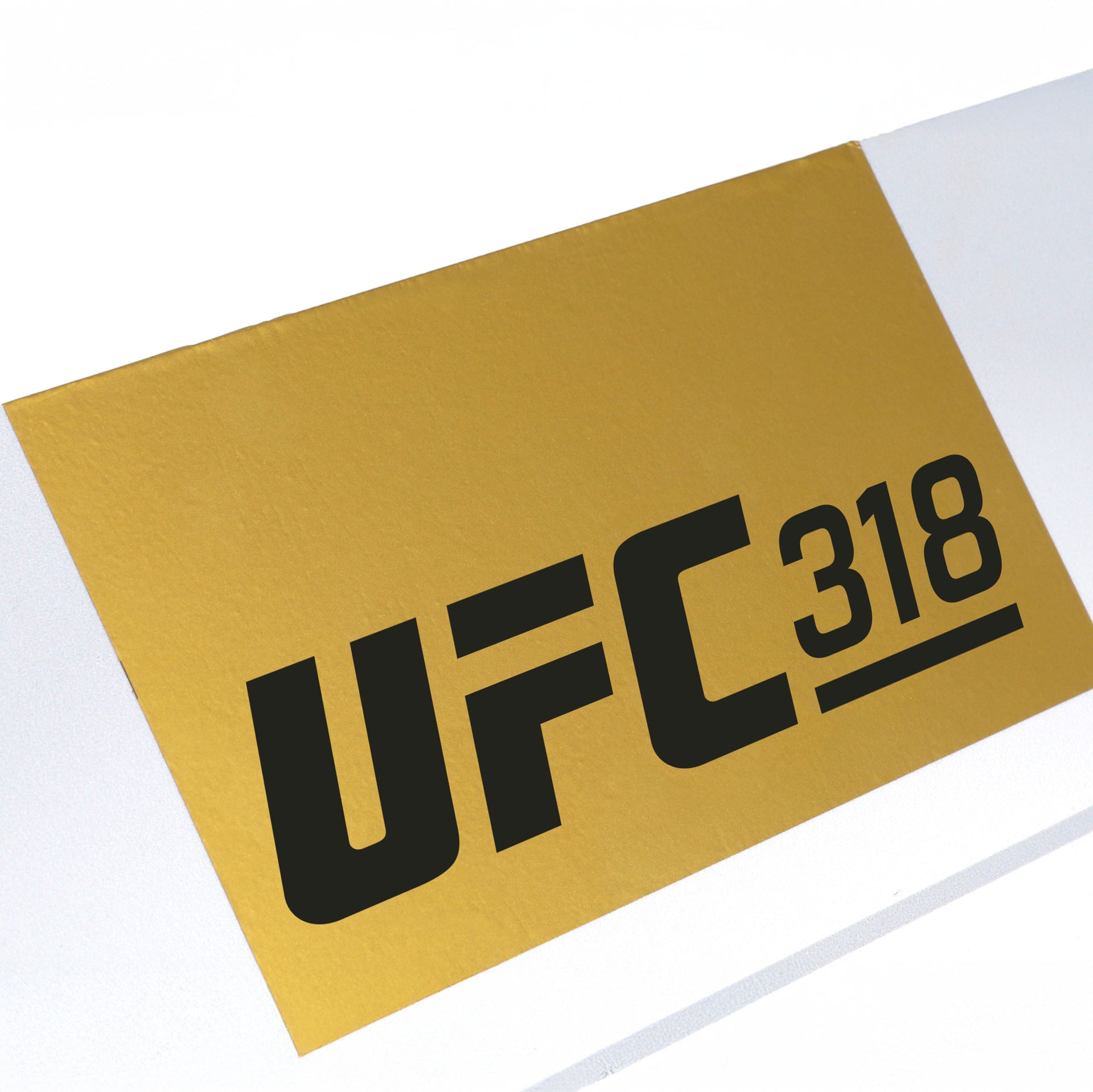 UFC 318: Holloway vs Poirier 3 Event Used Round Card Two