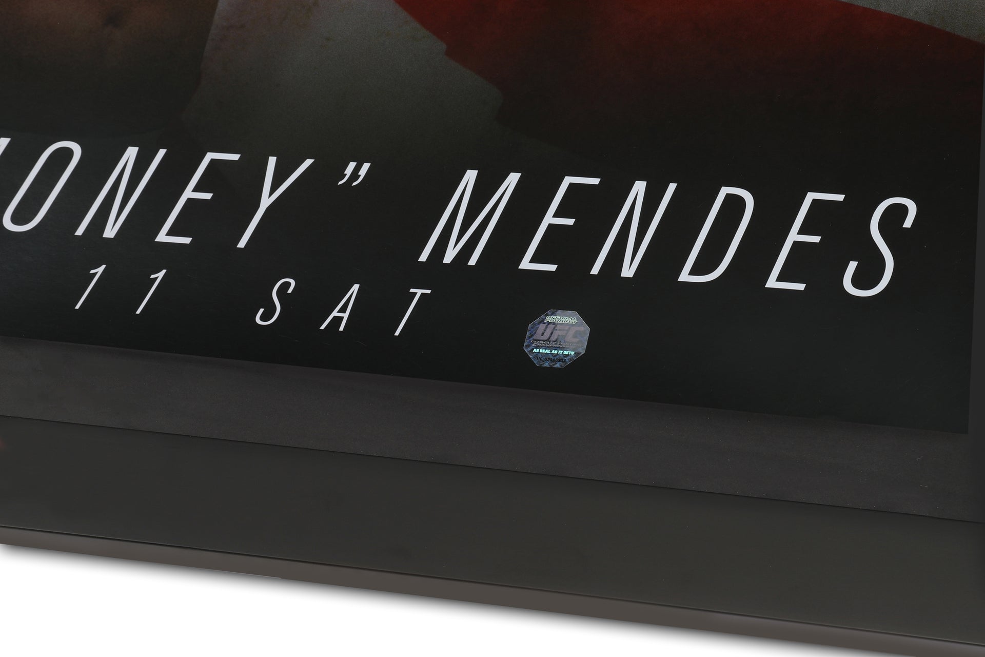 Chad Mendes Framed Signed UFC 189: Mendes vs McGregor Print