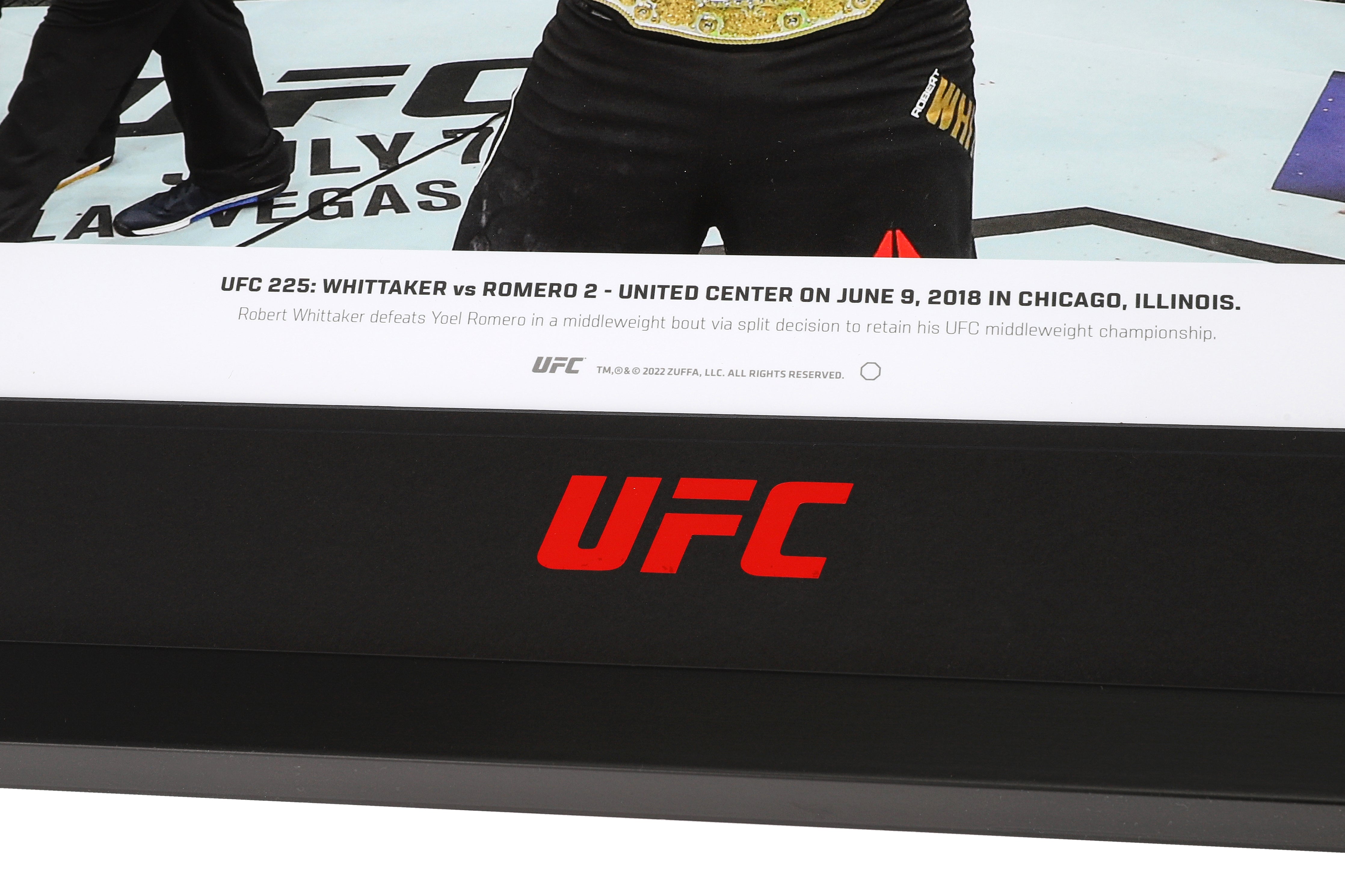 Robert Whittaker Signed Photo UFC 225 – Whittaker Celebrates With Belt