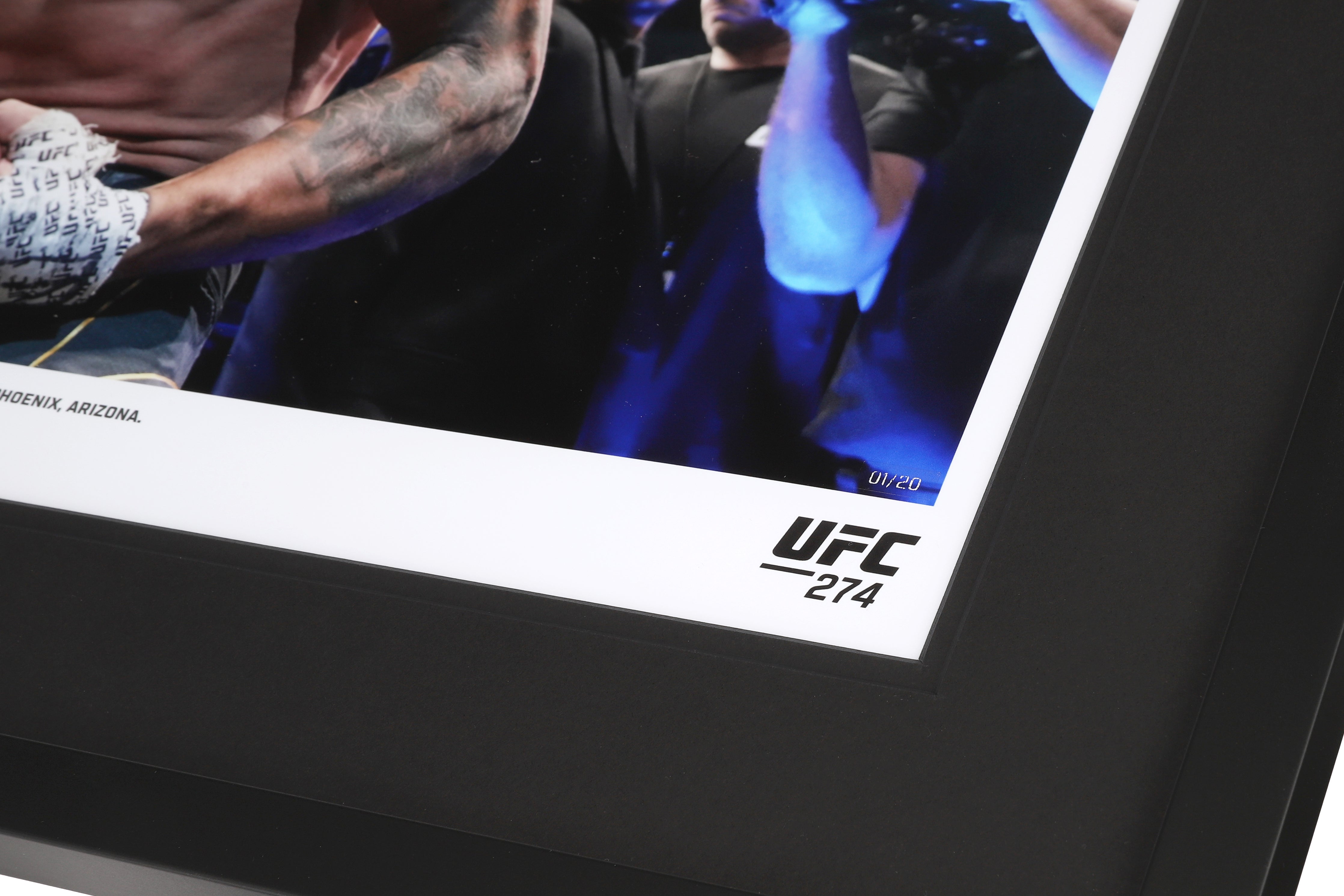 Charles Oliveira Framed Signed Photo UFC 274 – Oliveira Celebrates
