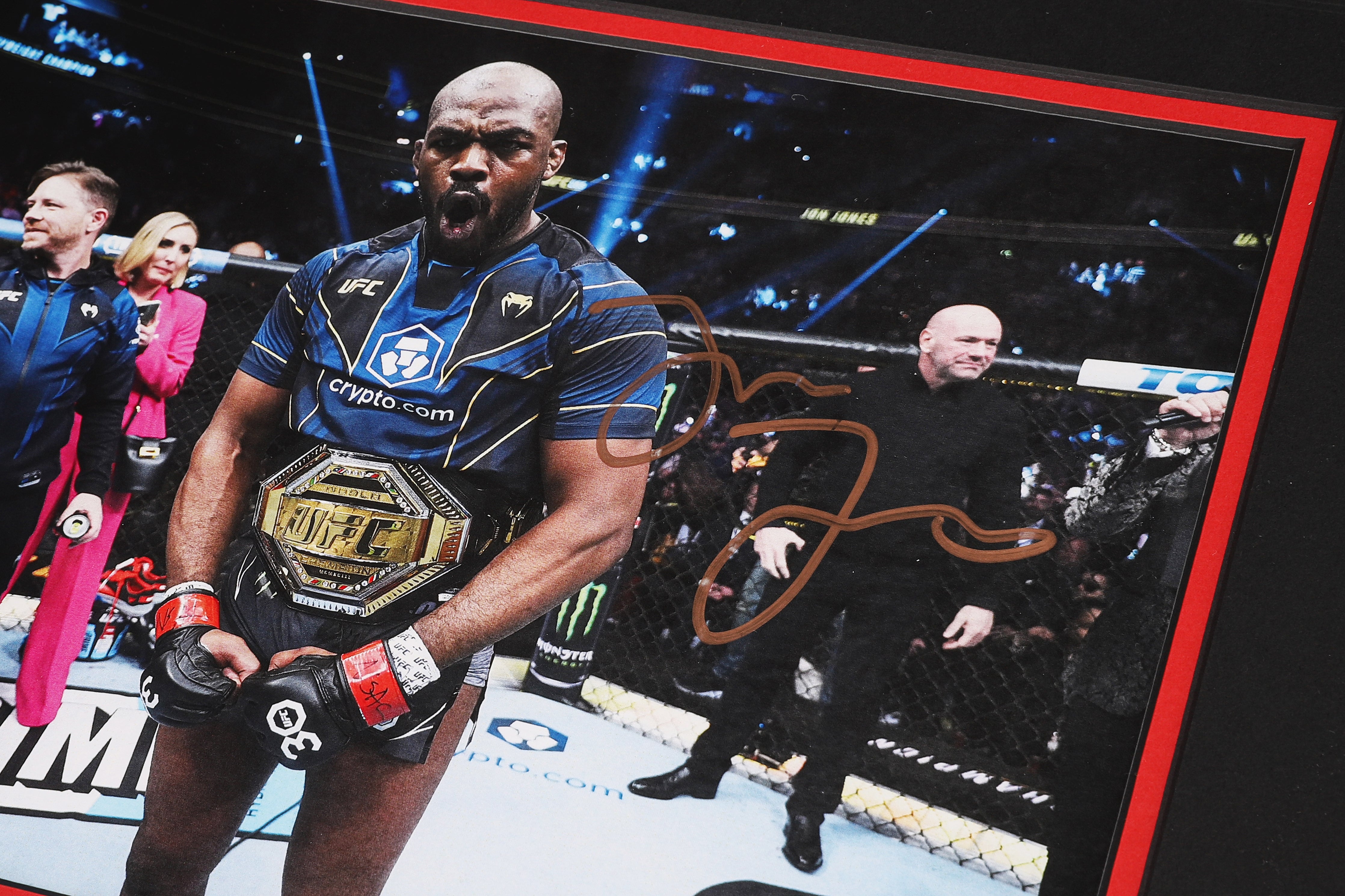 Jon Jones Canvas & Signed Photo UFC 285: Jones vs Gane