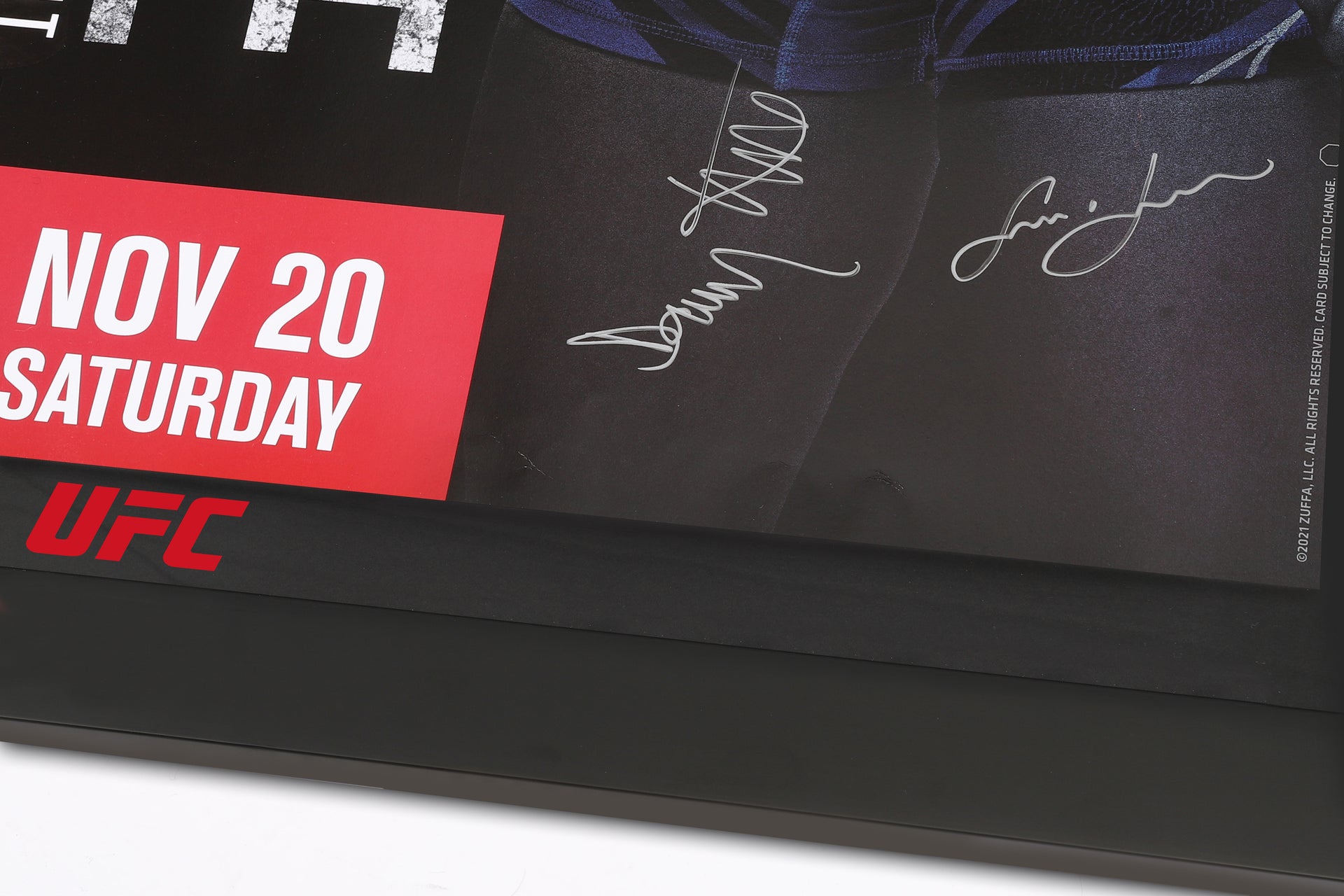 UFC Fight Night: Vieira vs Tate Autographed Event Poster