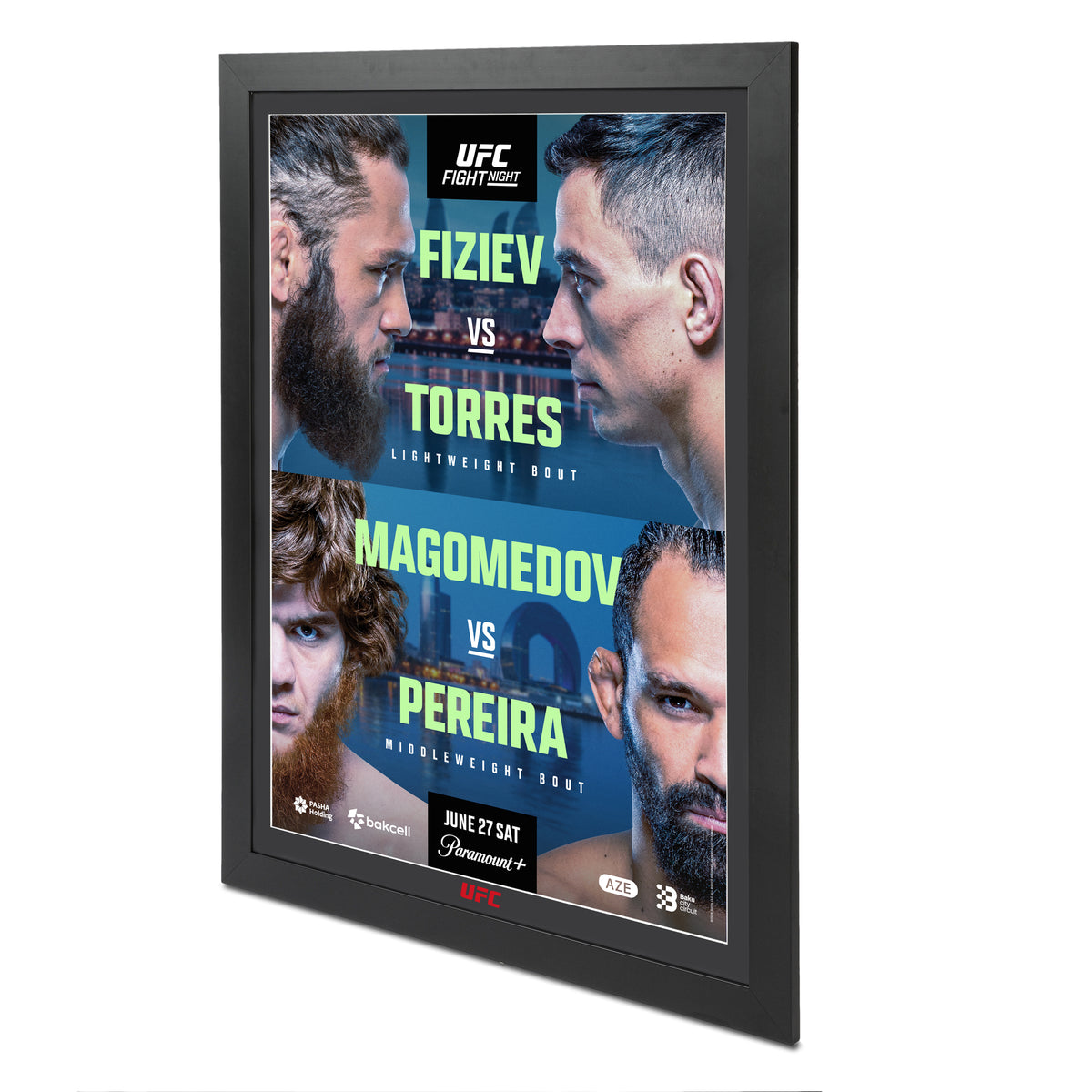 UFC Fight Night: Fiziev vs Torres Autographed Event Poster – UFC