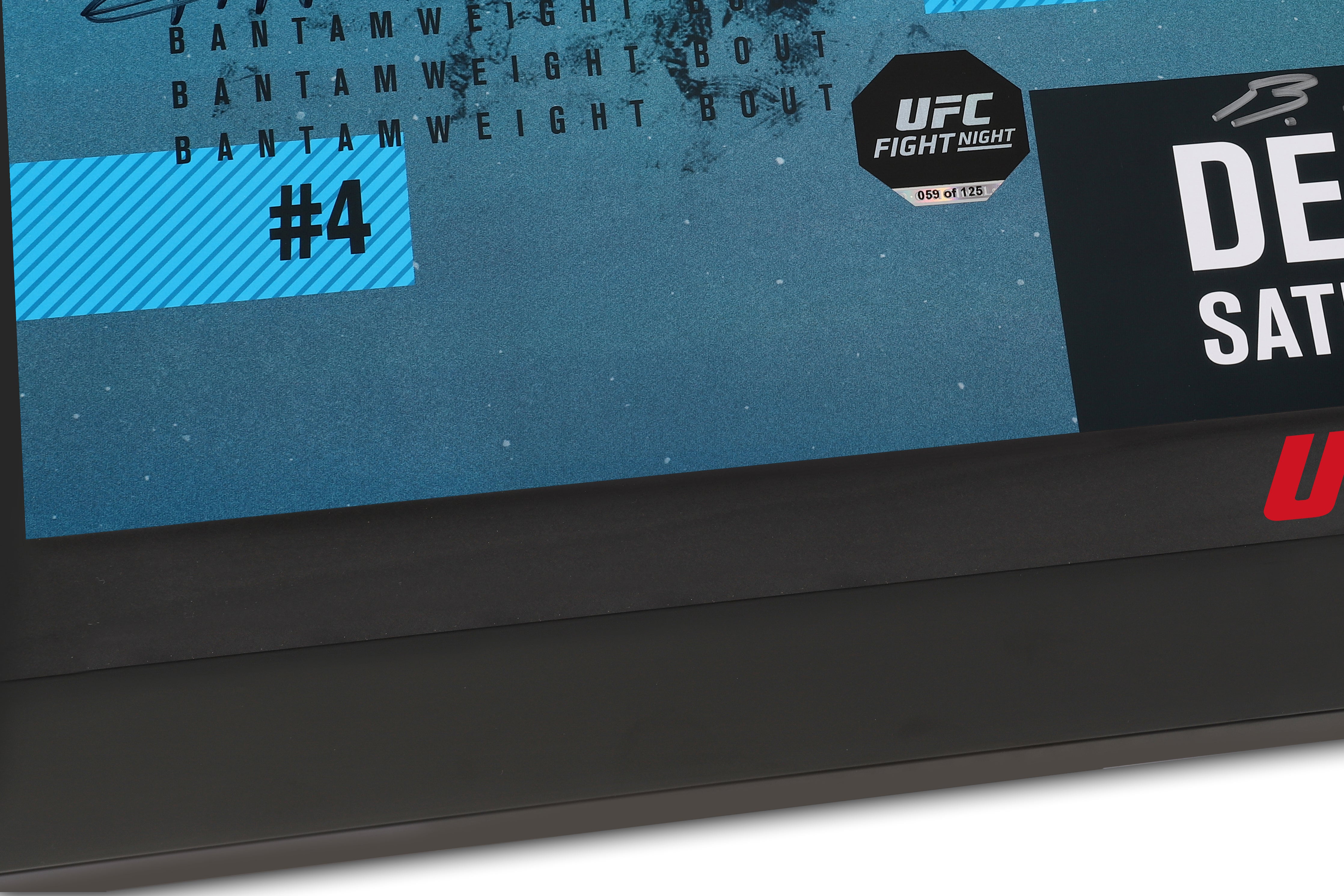 UFC Fight Night: Font vs Aldo Autographed Event Poster