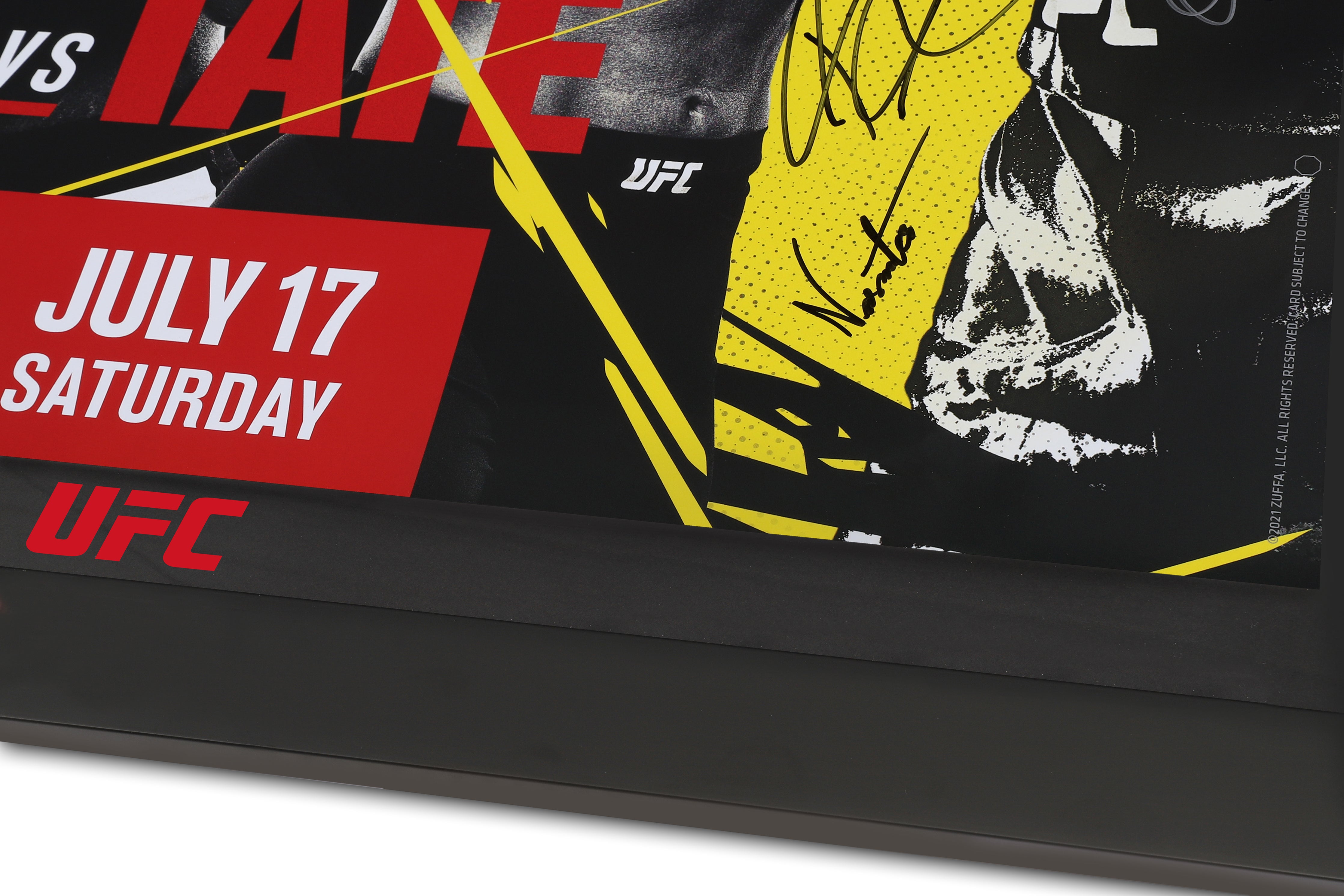 UFC Fight Night: Makhachev vs Moises Autographed Event Poster