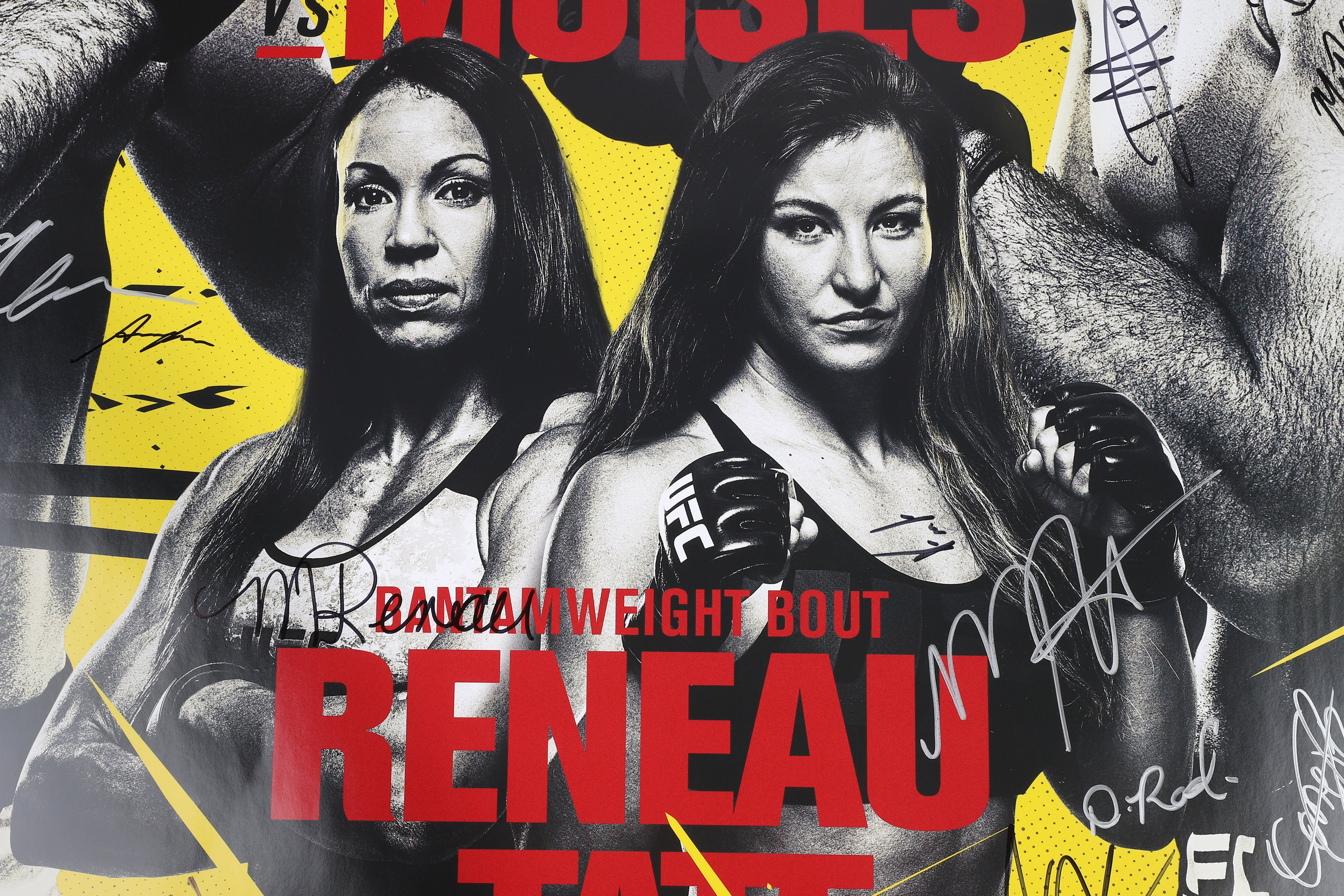UFC Fight Night: Makhachev vs Moises Autographed Event Poster