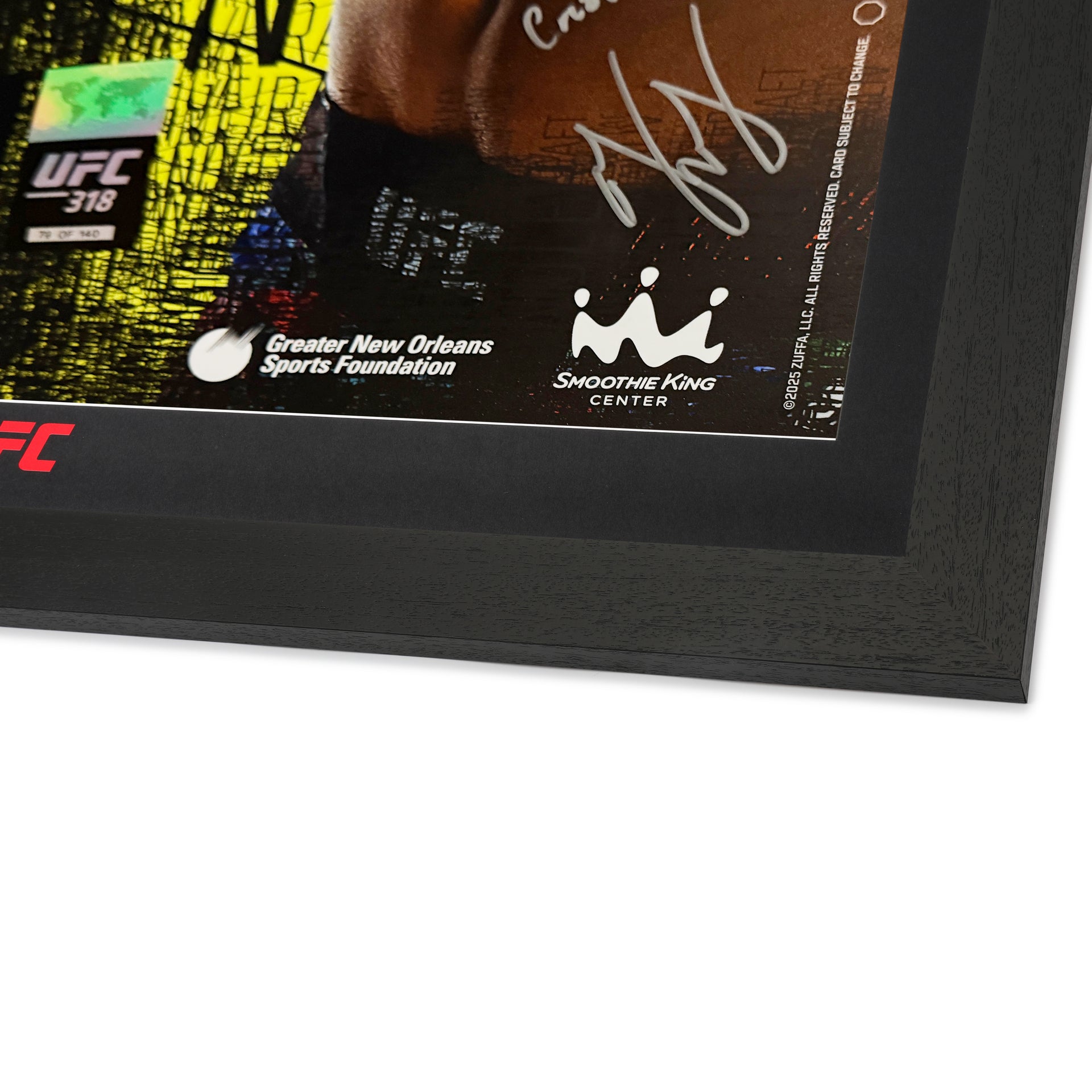 UFC 318: Holloway vs Poirier 3 Autographed Event Poster