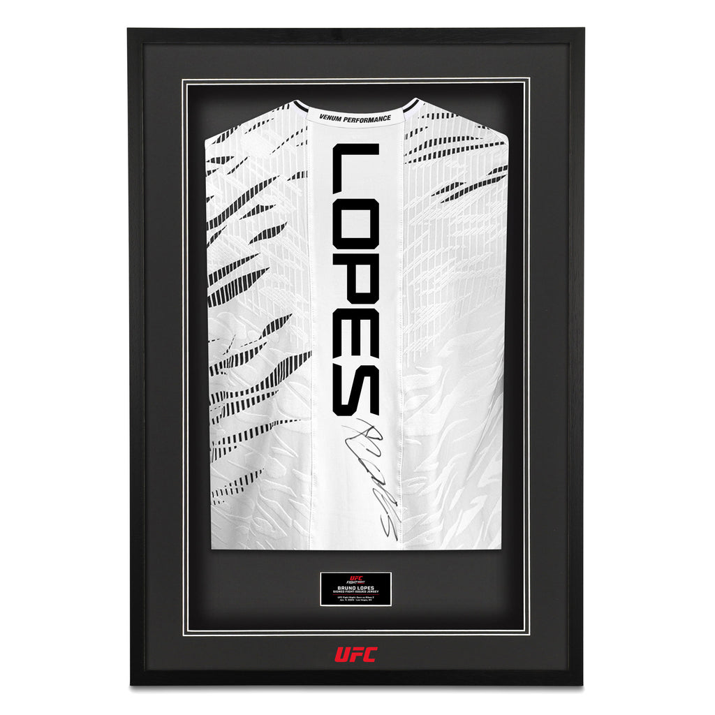 Bruno Lopes Signed 1-of-1 Fight Issued Jersey UFC Fight Night: Dern vs Ribas
