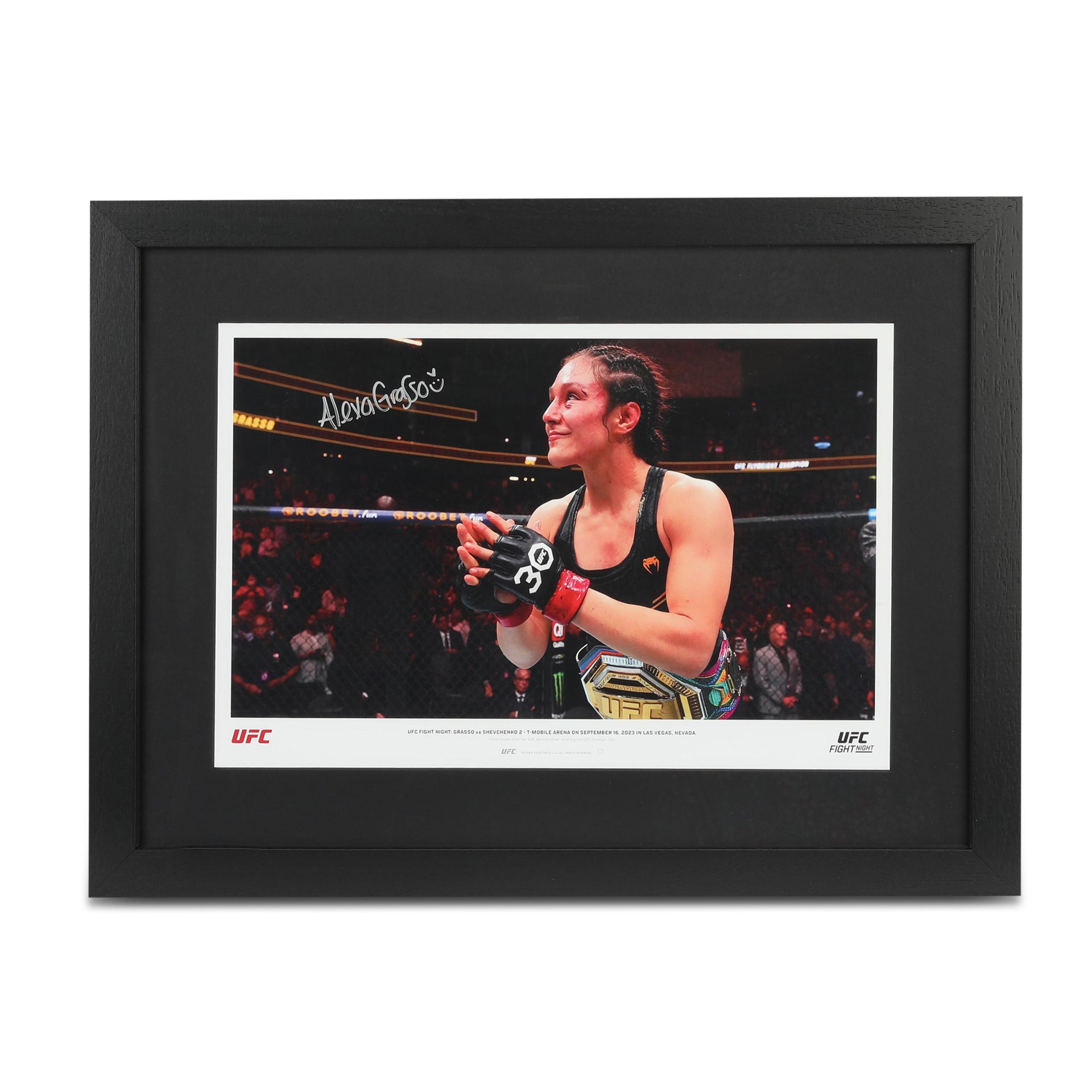 Alexa Grasso Signed Photo UFC Fight Night: Grasso vs Shevchenko 2
