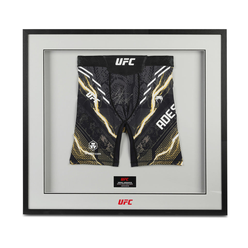 Israel Adesanya Signed Limited Edition UFC Venum Shorts
