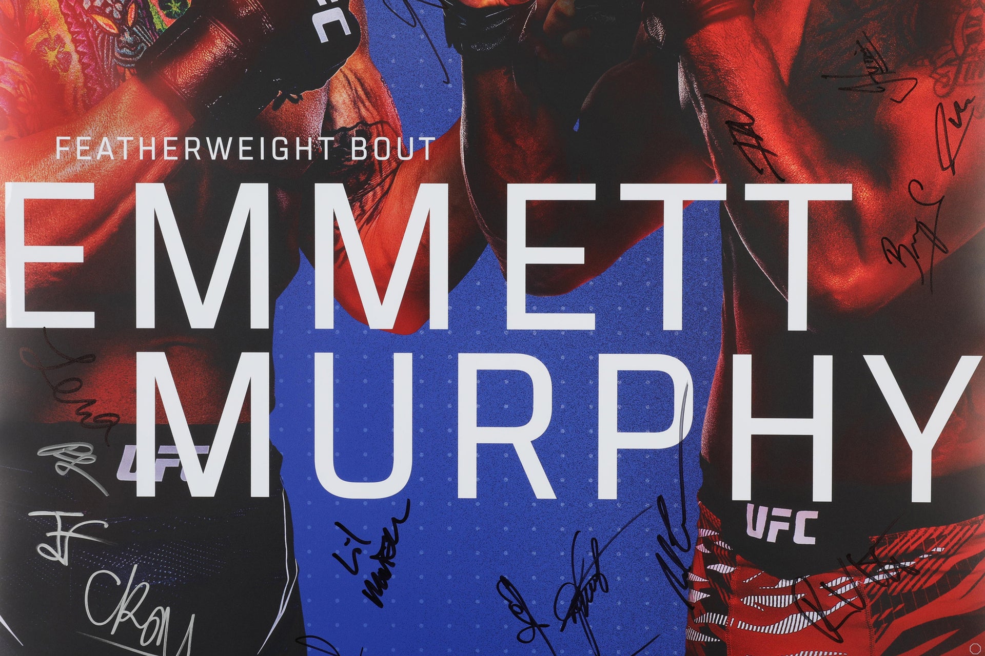UFC Fight Night: Emmett vs Murphy Autographed Event Poster