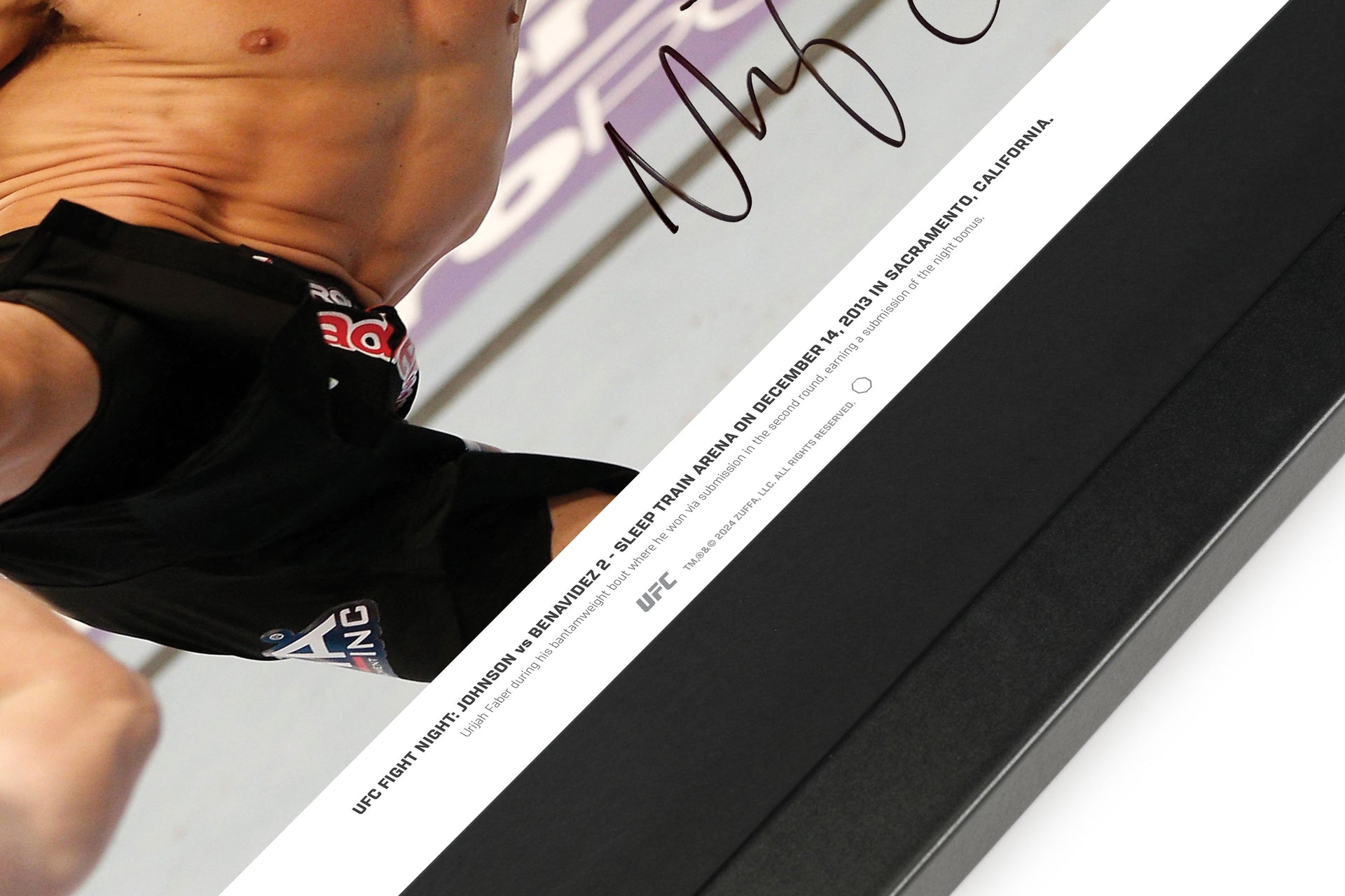 Urijah Faber Signed Photo UFC Fight Night: Johnson vs Benvidez