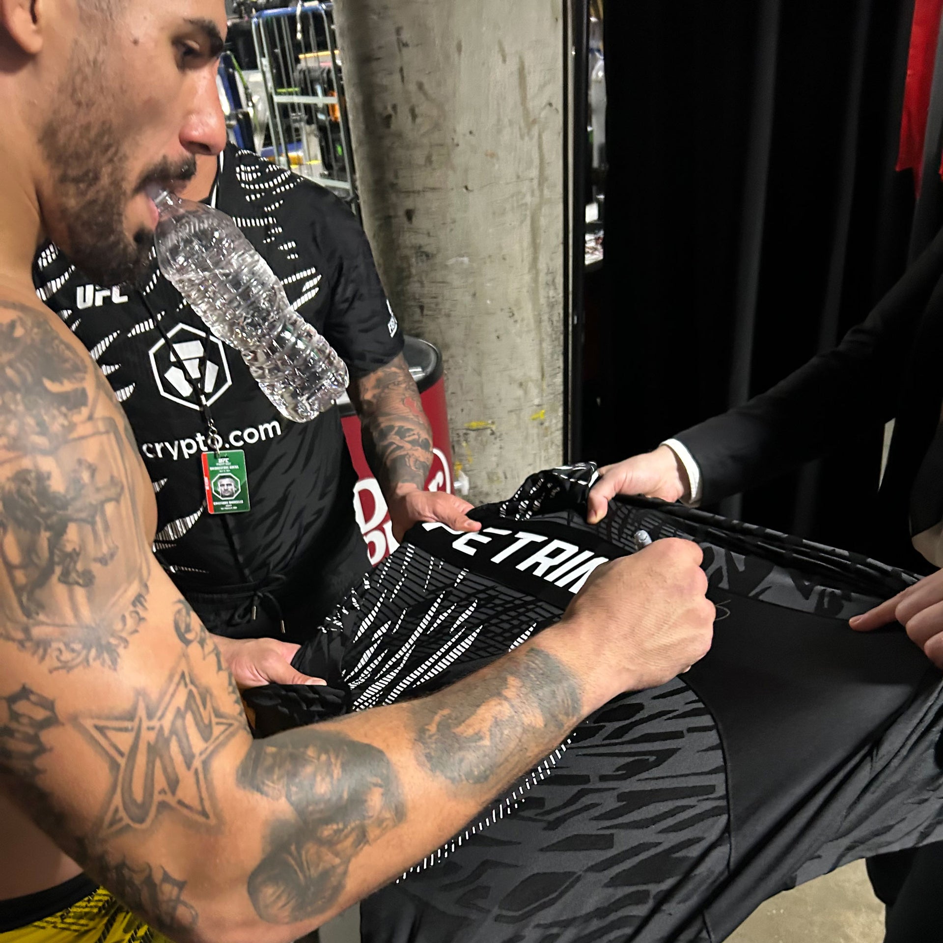 Vitor Petrino Signed 1-of-1 Fight Worn Jersey UFC Fight Night: Lewis vs Teixeira