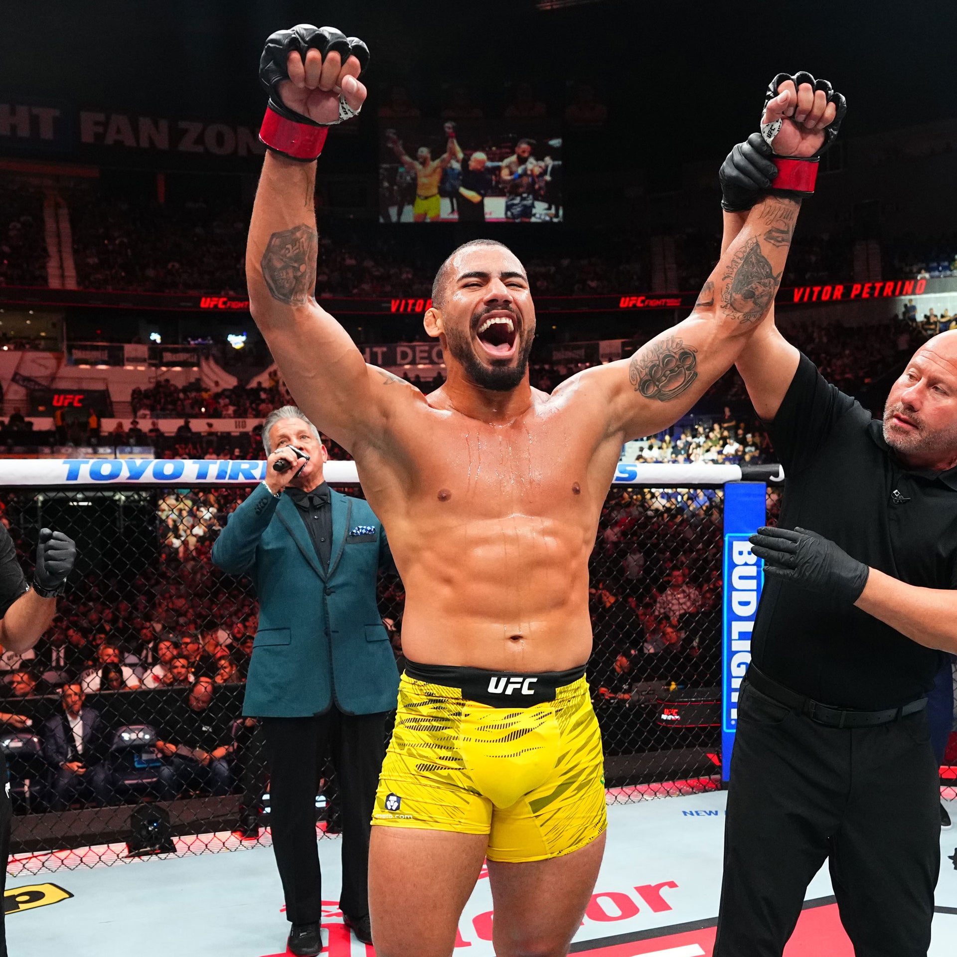 Vitor Petrino Signed 1-of-1 Fight Worn Jersey UFC Fight Night: Lewis vs Teixeira