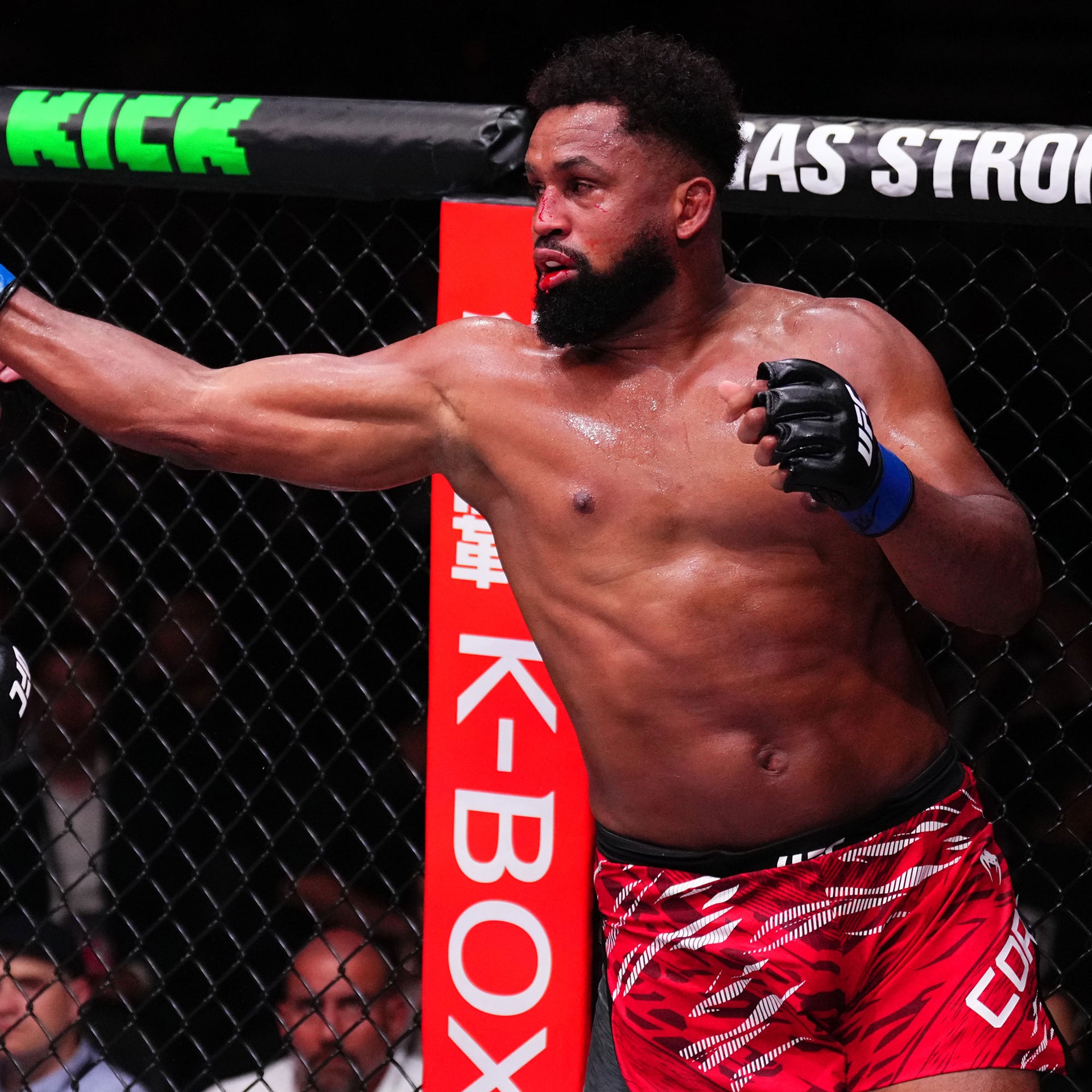 Waldo Cortes-Acosta Signed 1-of-1 Fight Worn Jersey UFC Fight Night: Walker vs Zhang