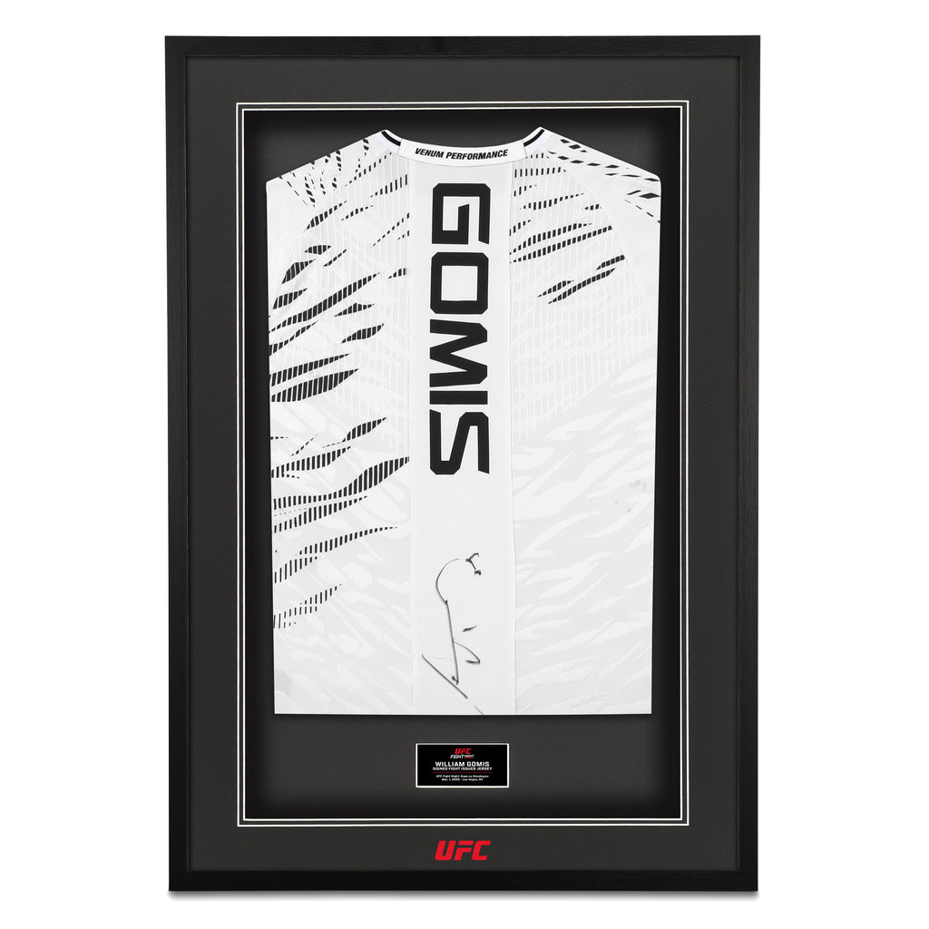 William Gomis 1-of-1 Signed Fight Issued Jersey – UFC Fight Night: Kape vs Almabayev