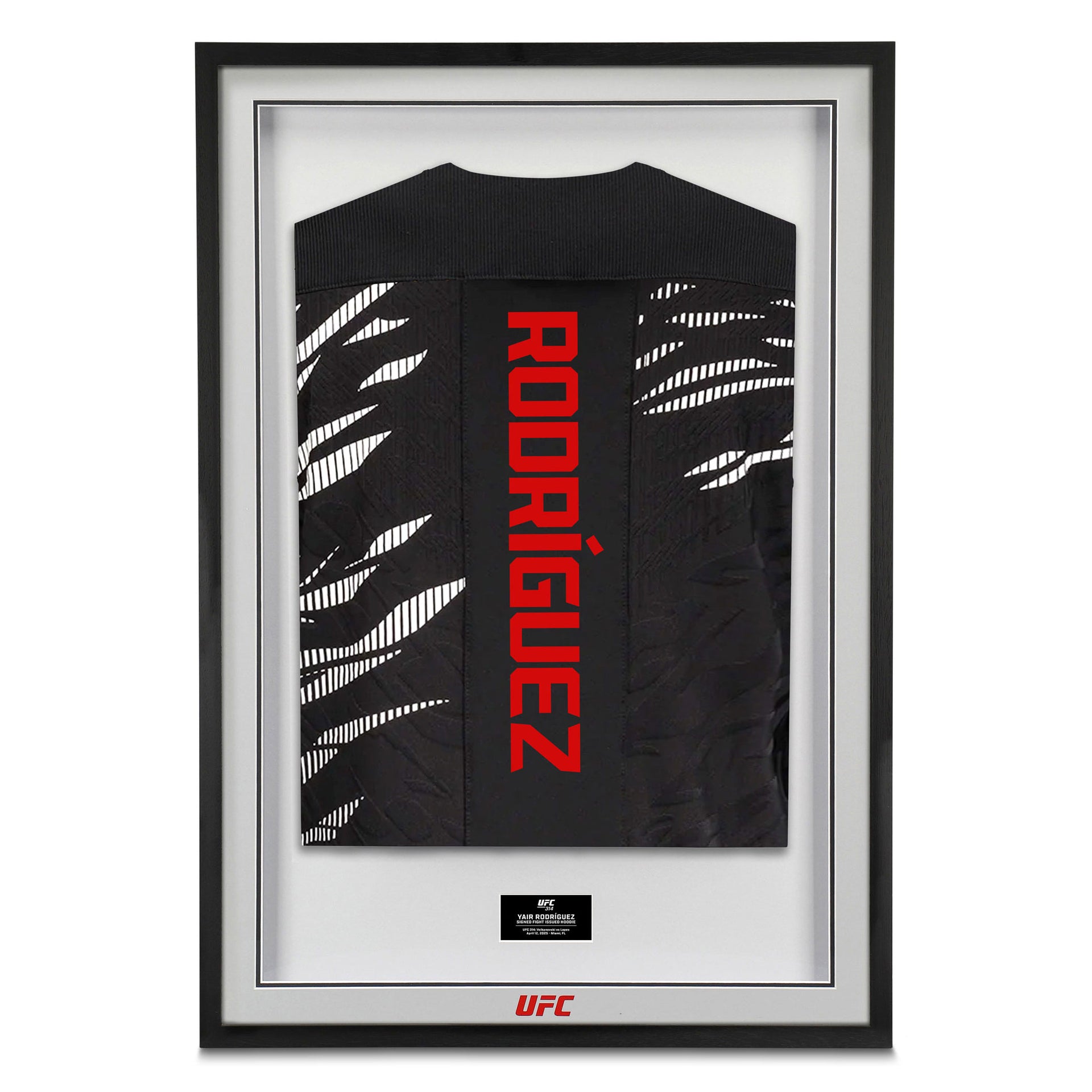 Yair Rodriguez Signed 1-of-1 Fight Issued Hoodie UFC 314: Volkanovski vs Lopes