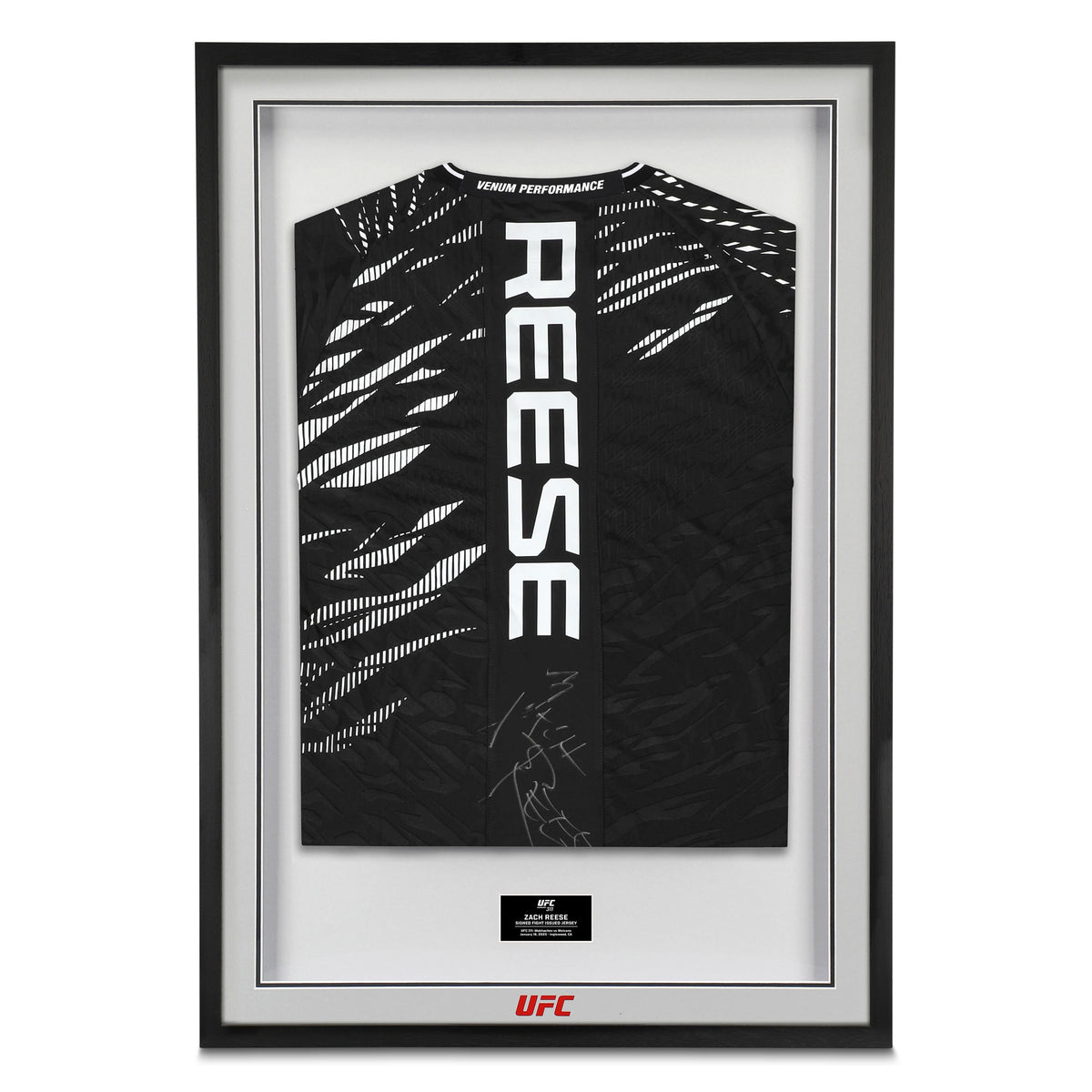 Zach Reese Signed 1-of-1 Fight Issued Jersey UFC 311