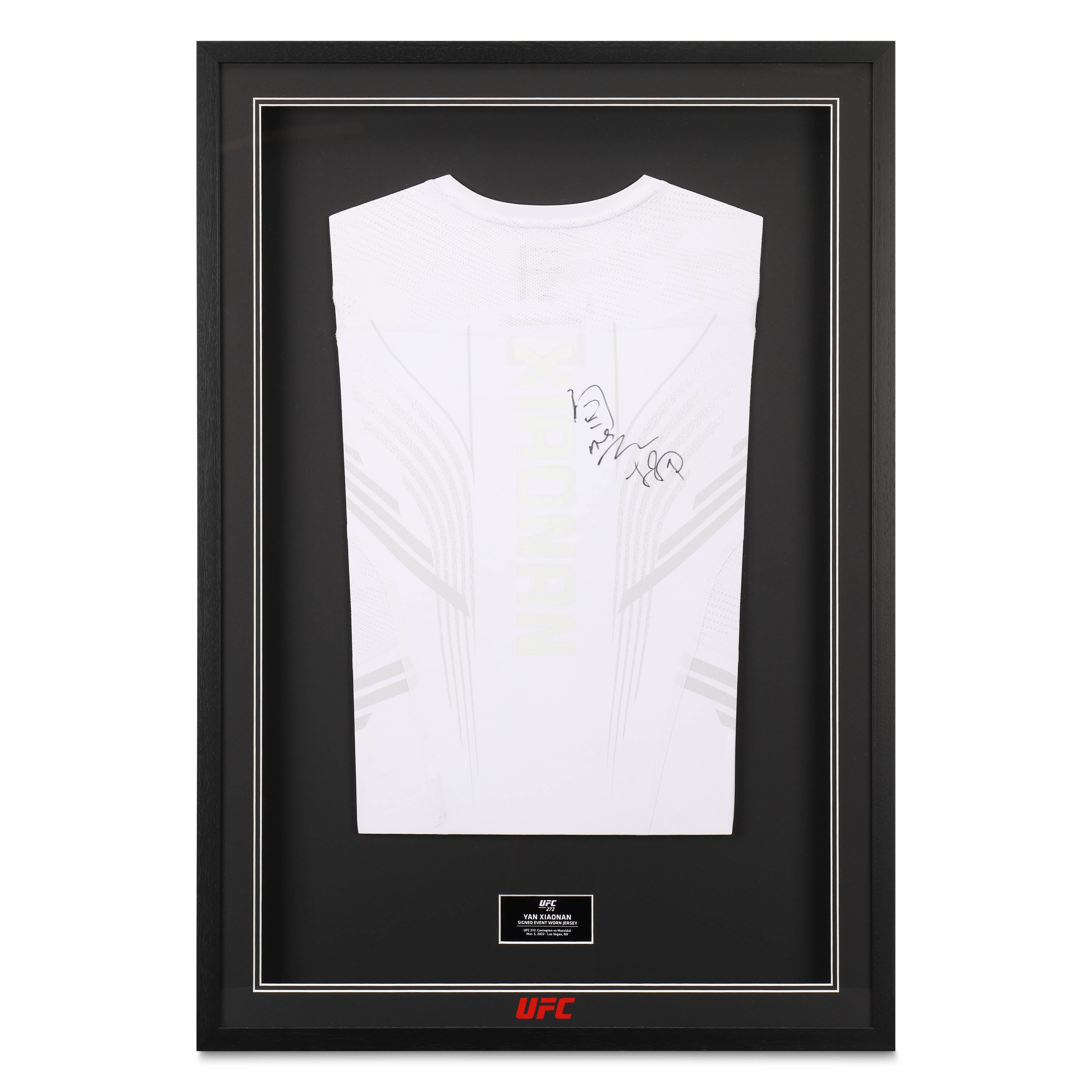 Yan Xiaonan Signed Fight Issued Jersey