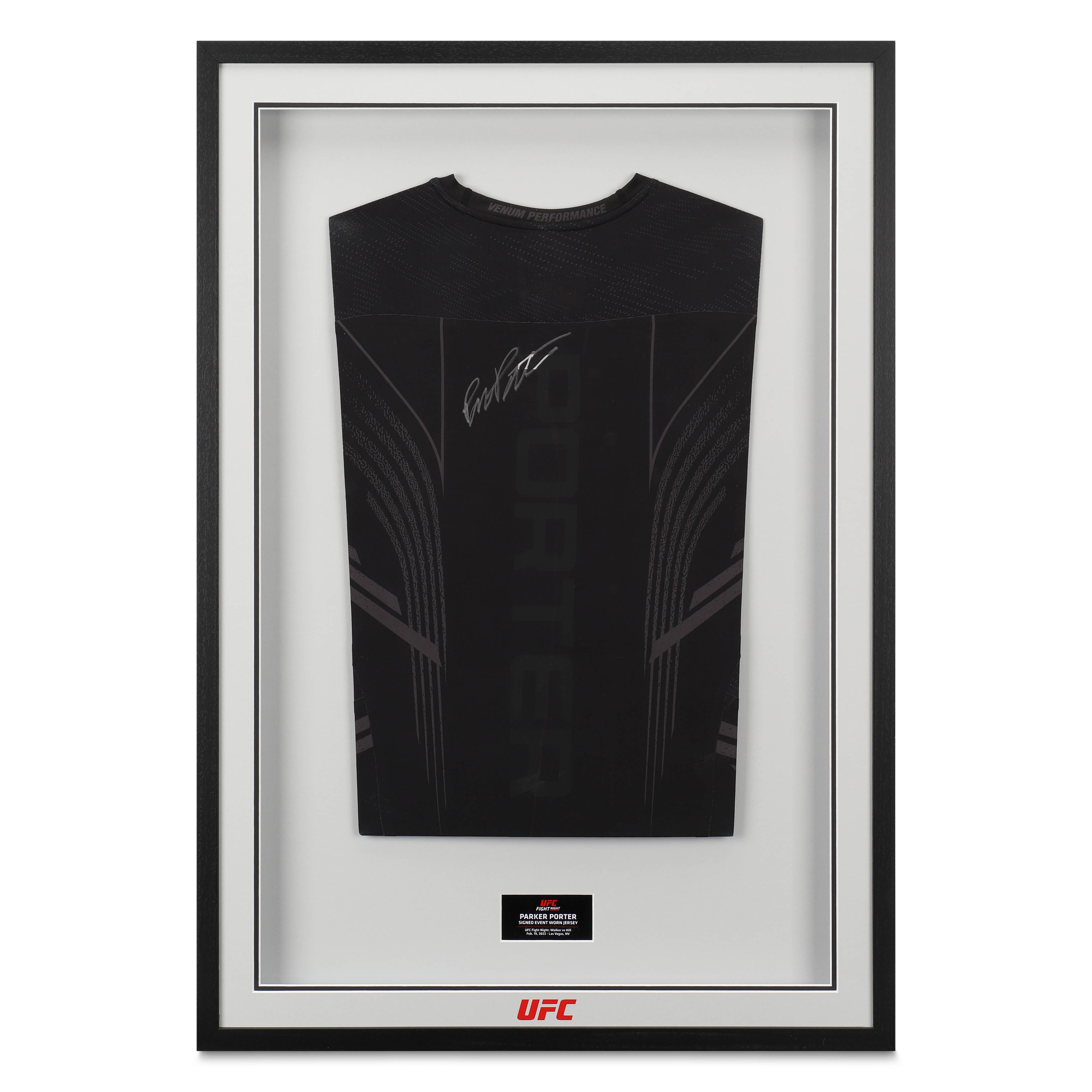Parker Porter Signed Fight Issued Jersey