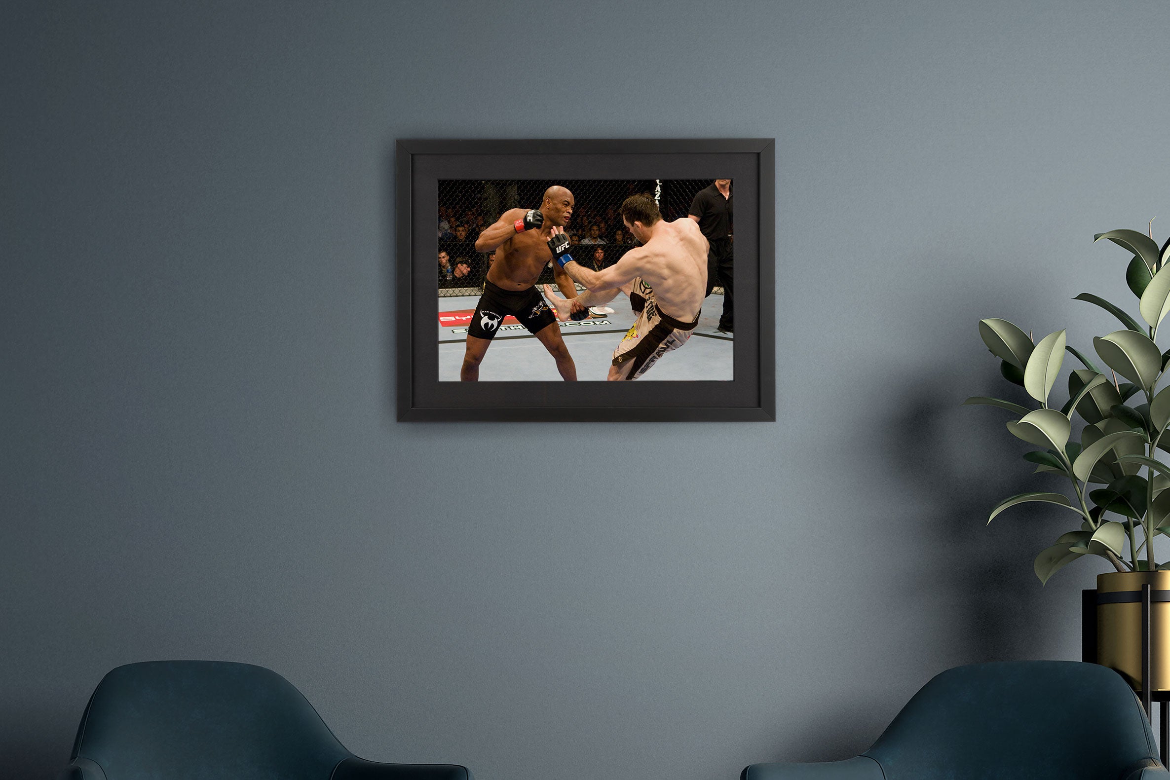 Anderson Silva Framed Print – UFC 101
